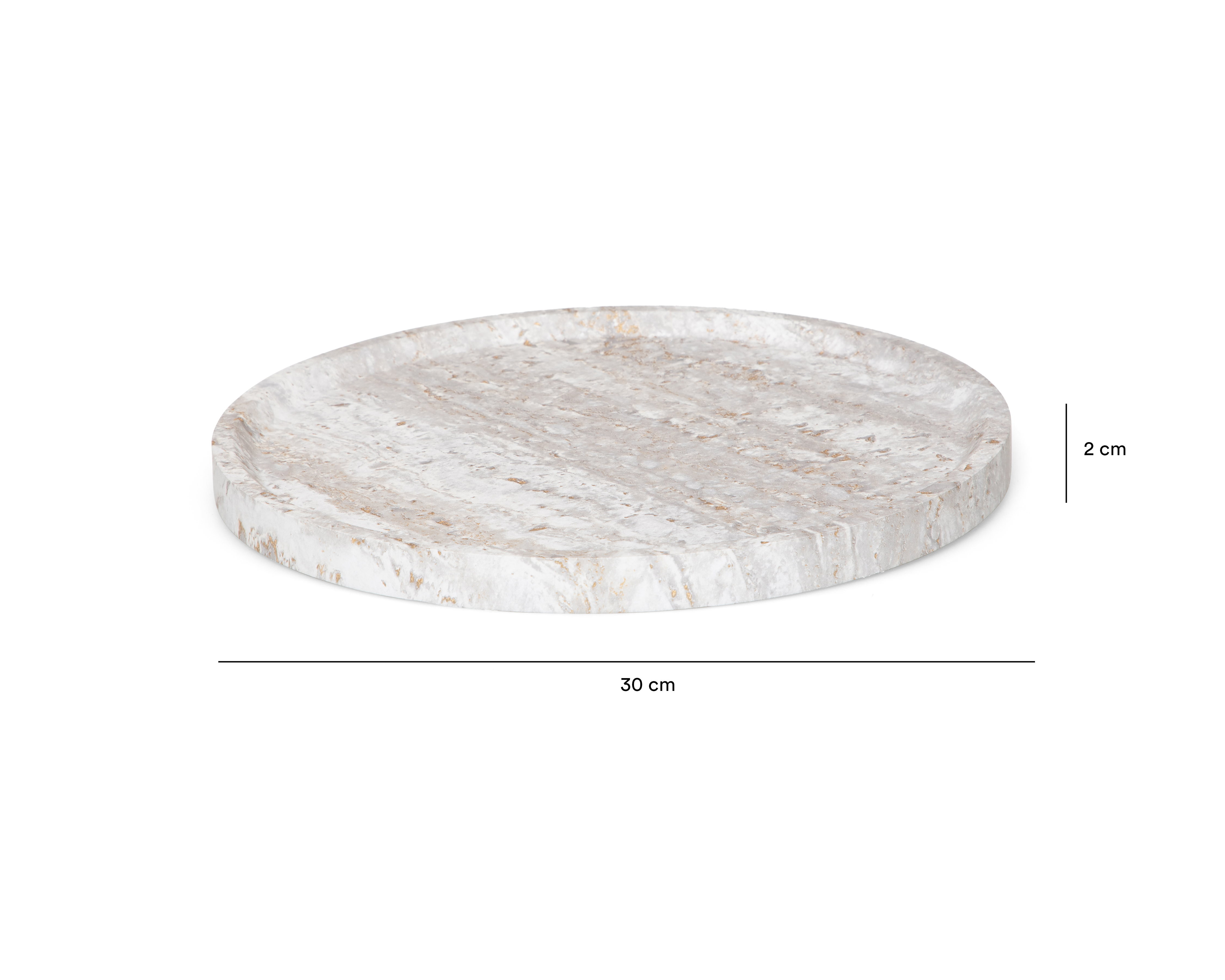 Foto 6 pulgar | Foto 5 | Charola Decorativa Redonda Ossis de Madera