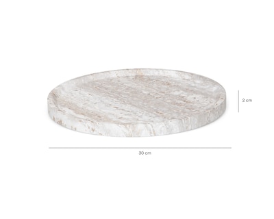 Foto 5 | Foto 5 | Charola Decorativa Redonda Ossis de Madera