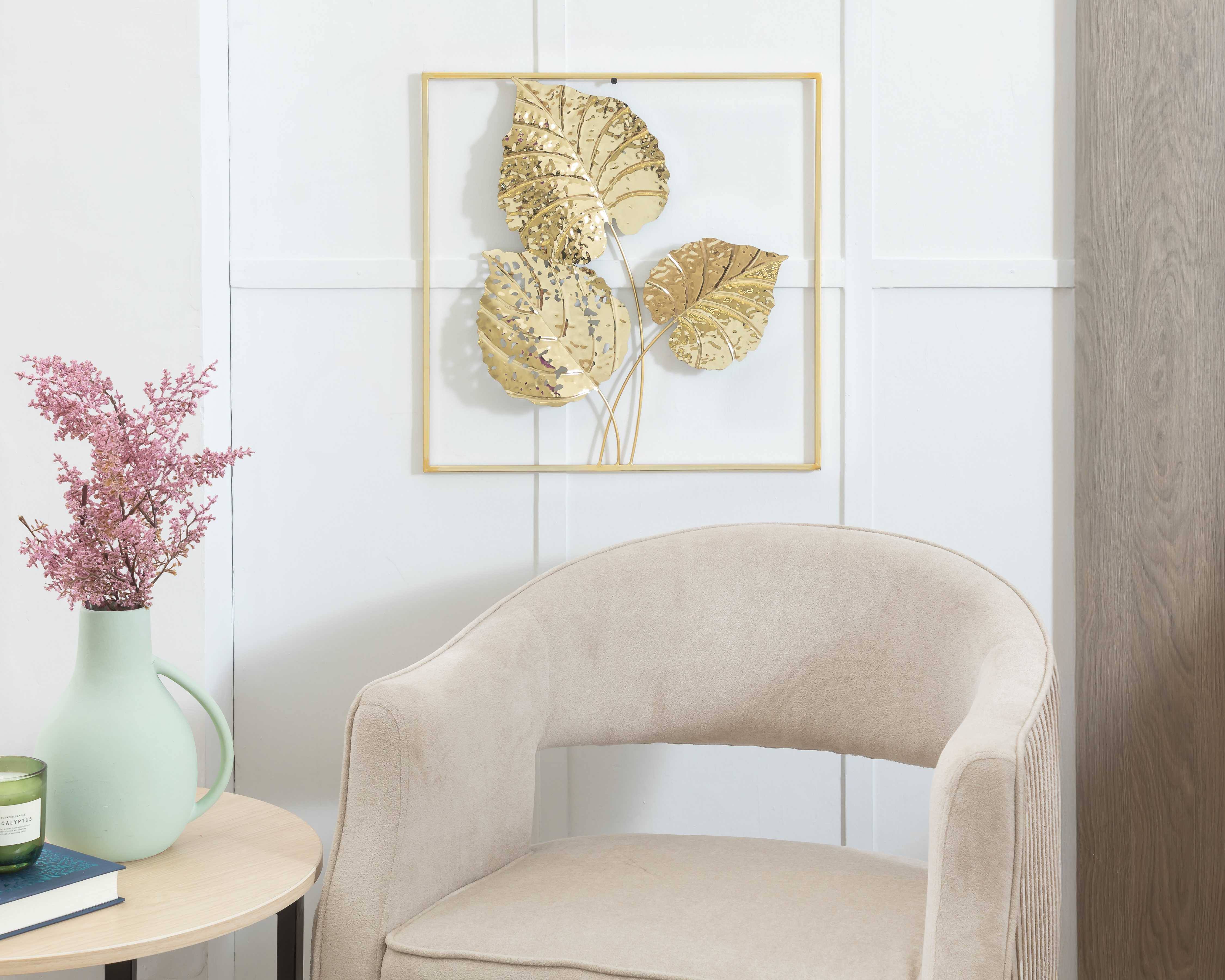 Escultura Decorativa Harper de Metal