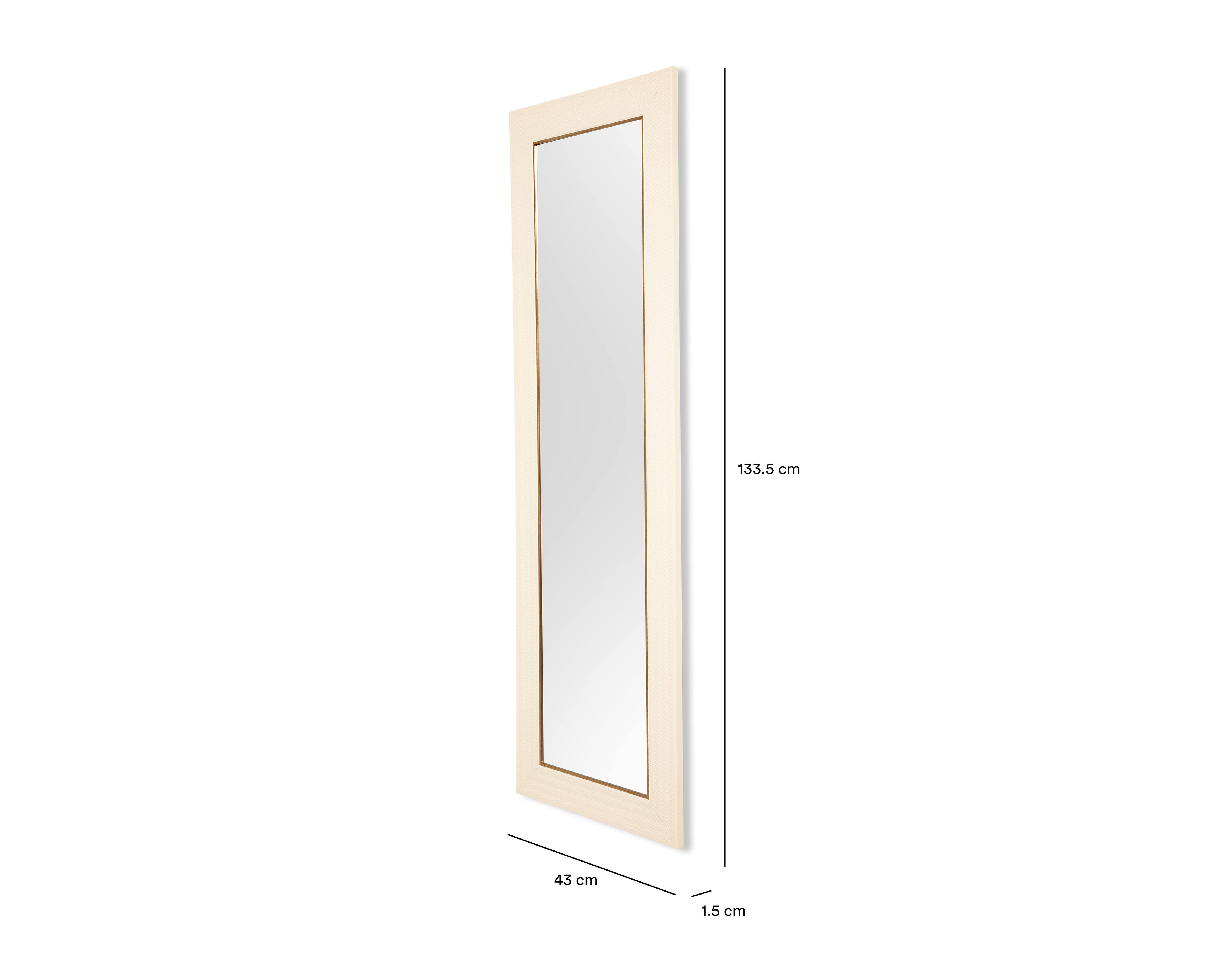 Foto 5 | Foto 5 | Espejo de Piso Rectangular Palatzo 43 x 133.5 cm