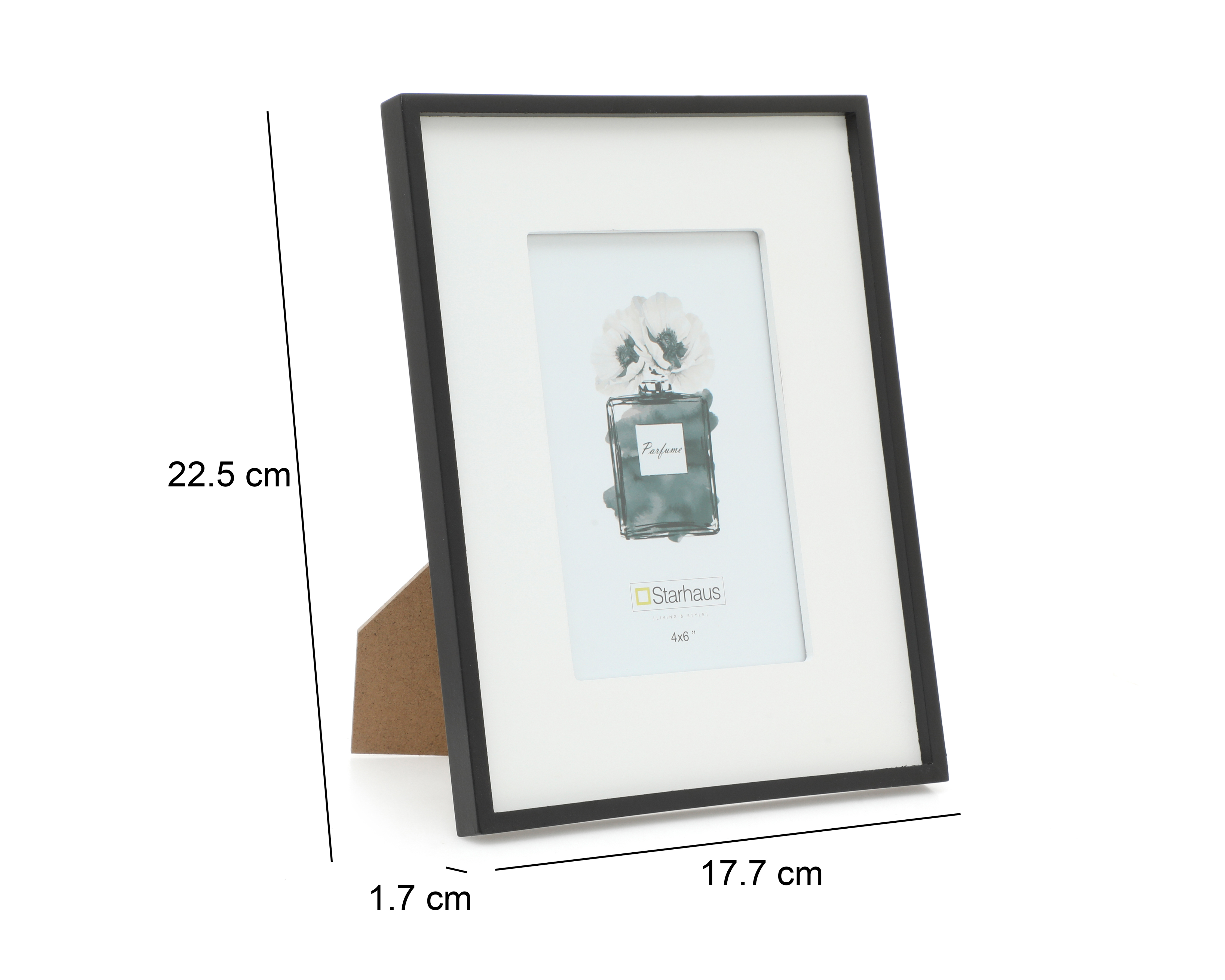 Foto 6 pulgar | Foto 5 | Portarretrato de Madera Starhaus 4 x 6 Pulgadas