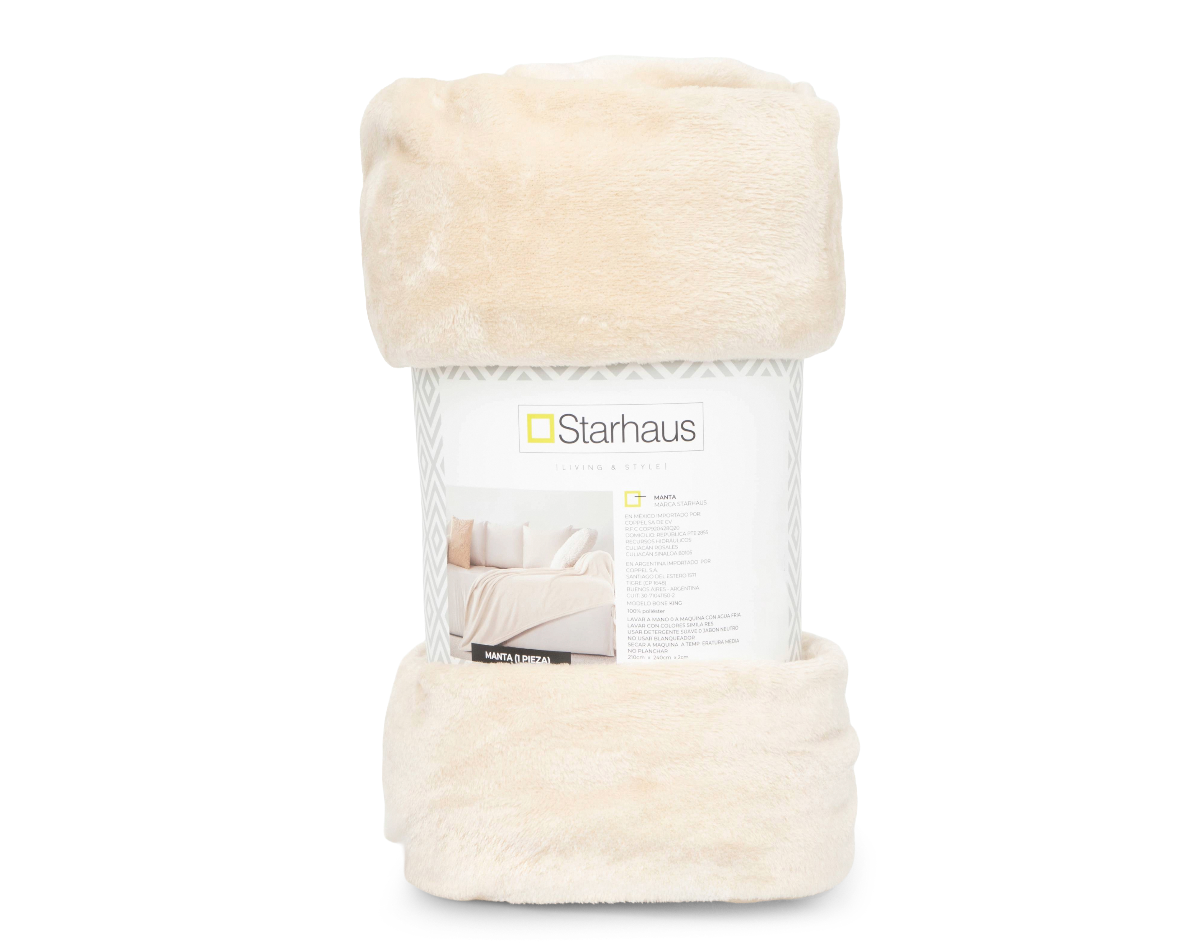 Foto 2 | Foto 2 | Manta King Size Starhaus Hueso