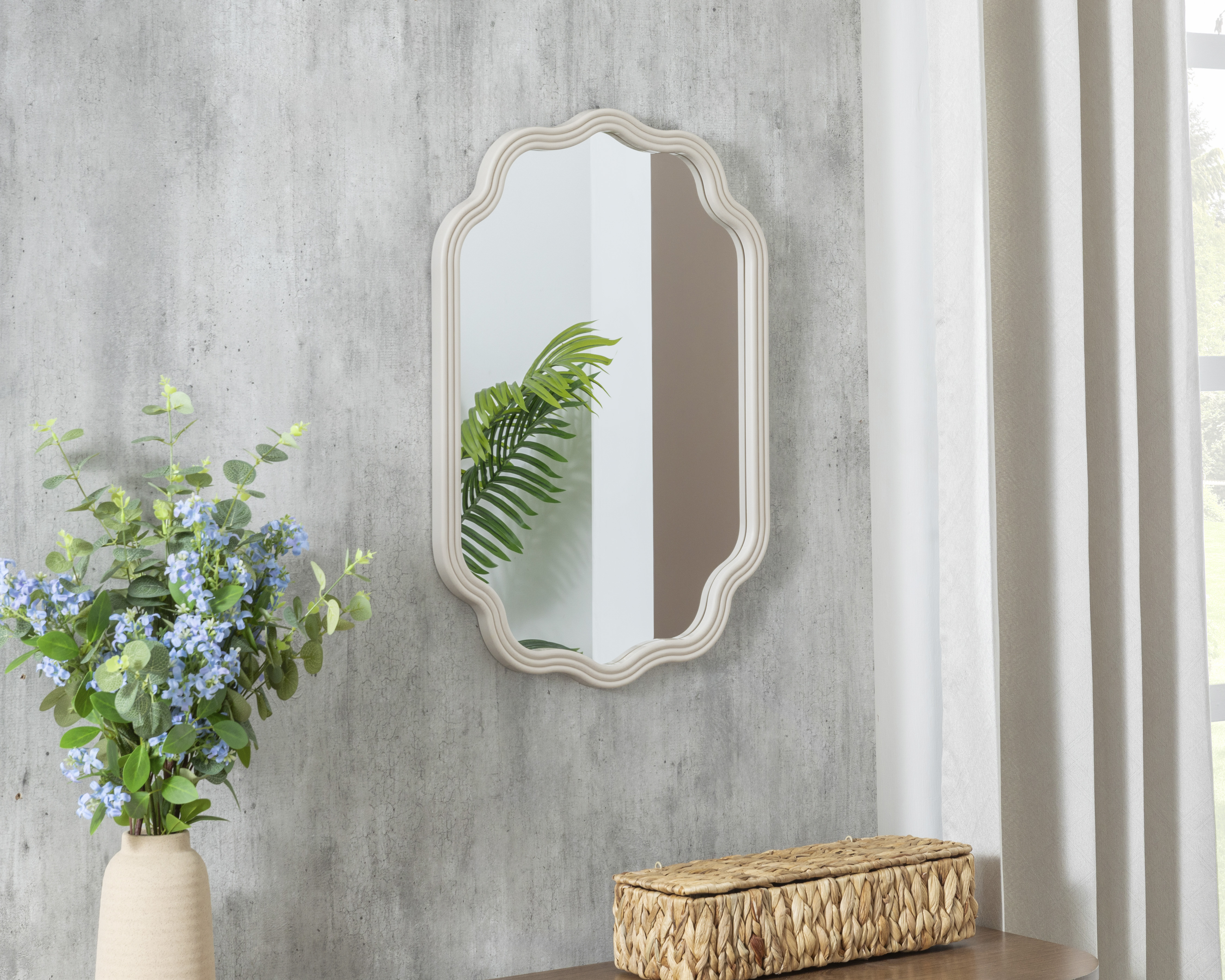 Espejo de Pared Ondulado Mily 44 x 64 cm