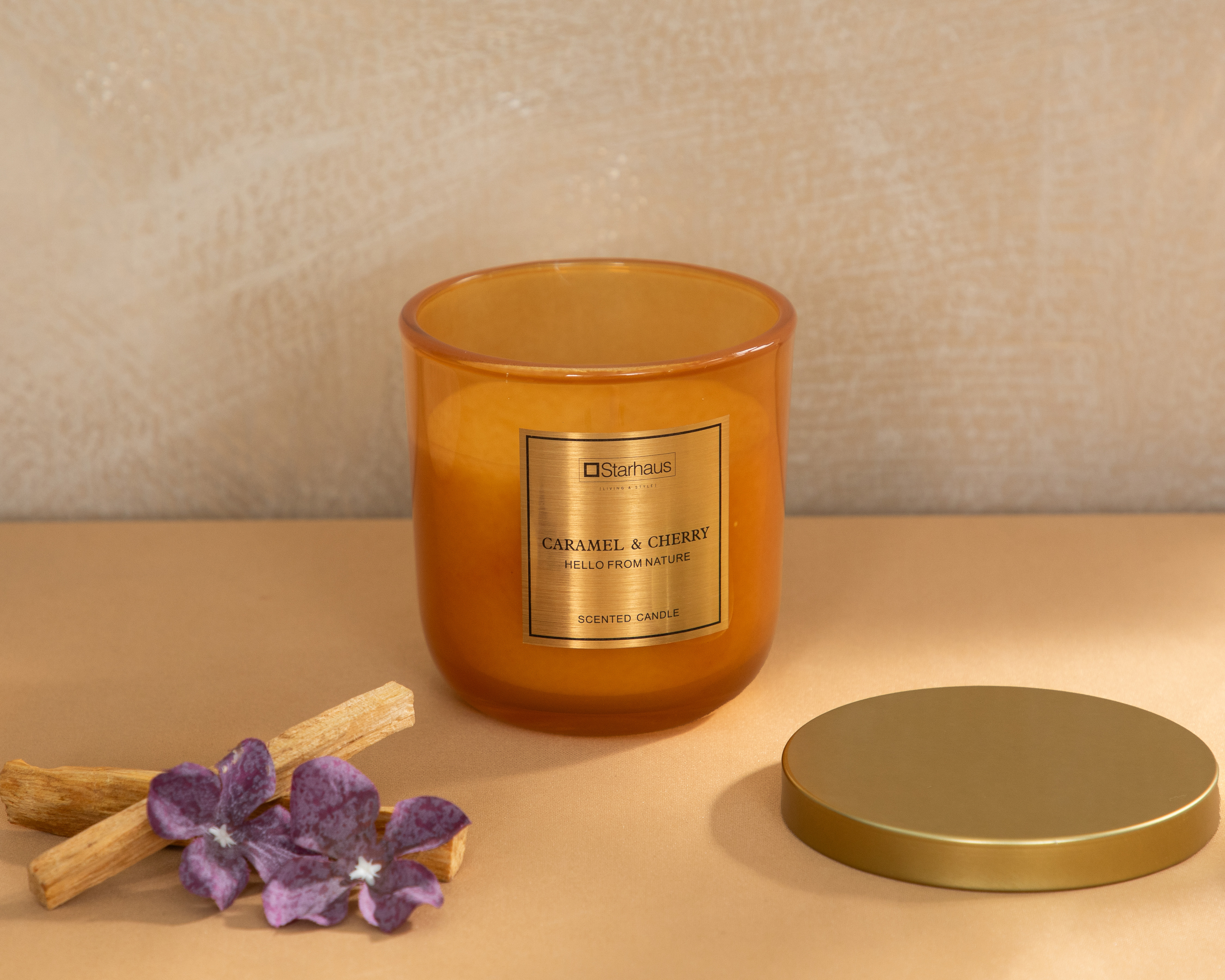 Foto 5 pulgar | Foto 4 | Vela Aromática Caramelo y Cereza