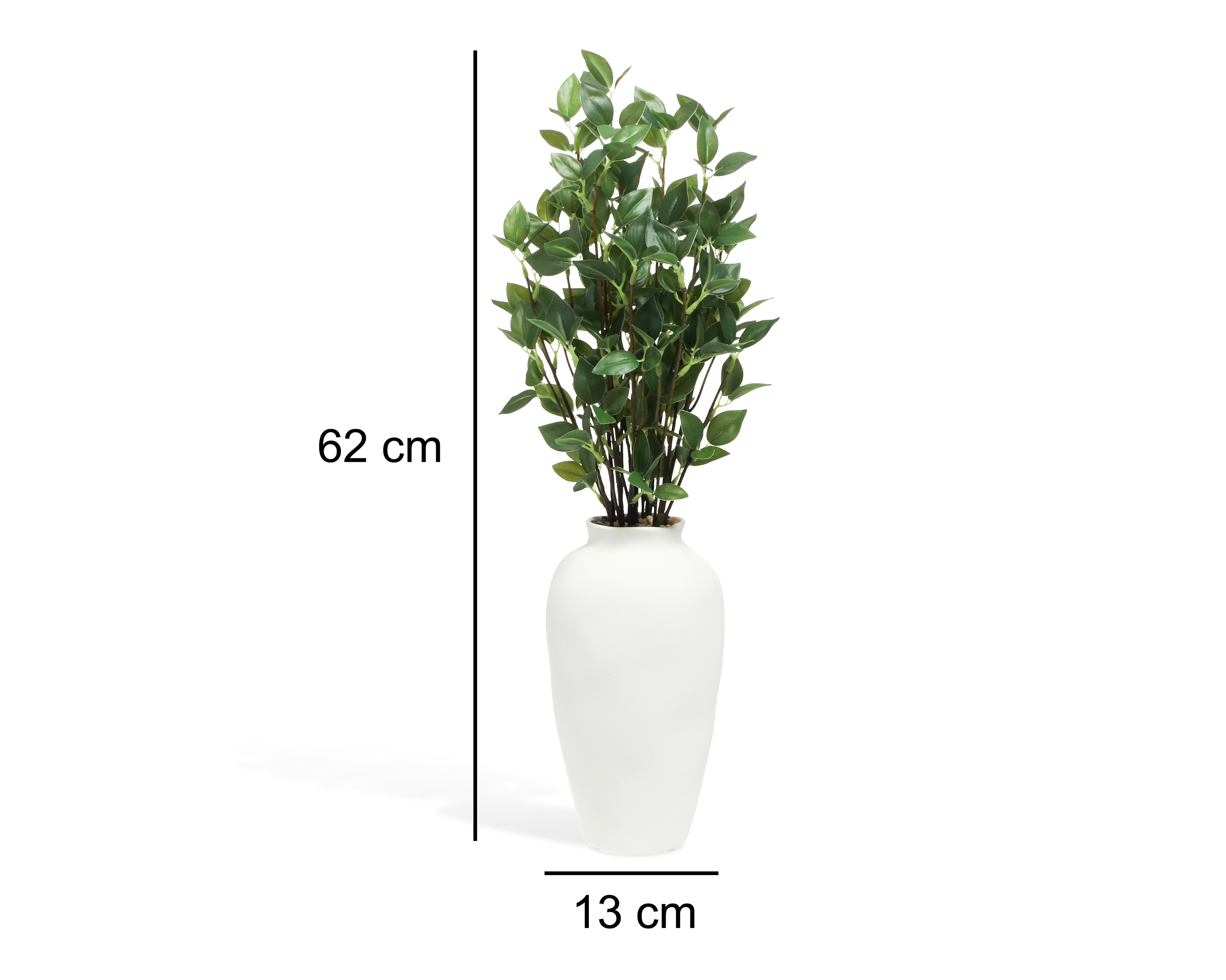 Foto 5 | Foto 5 | Planta Artificial con Florero Starhaus 62 cm