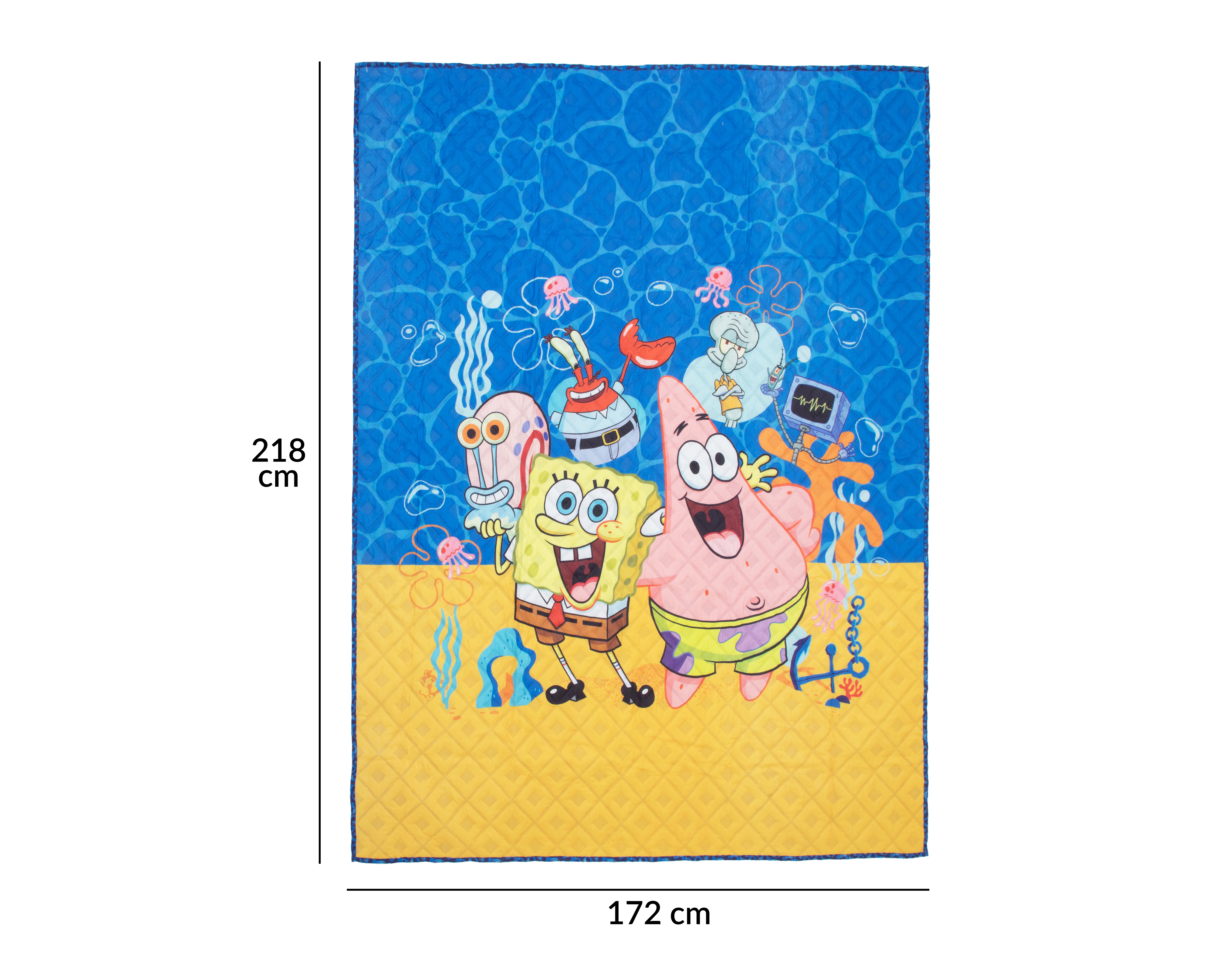 Foto 5 | Foto 5 | Edredón Individual Providencia Bob Esponja Multicolor