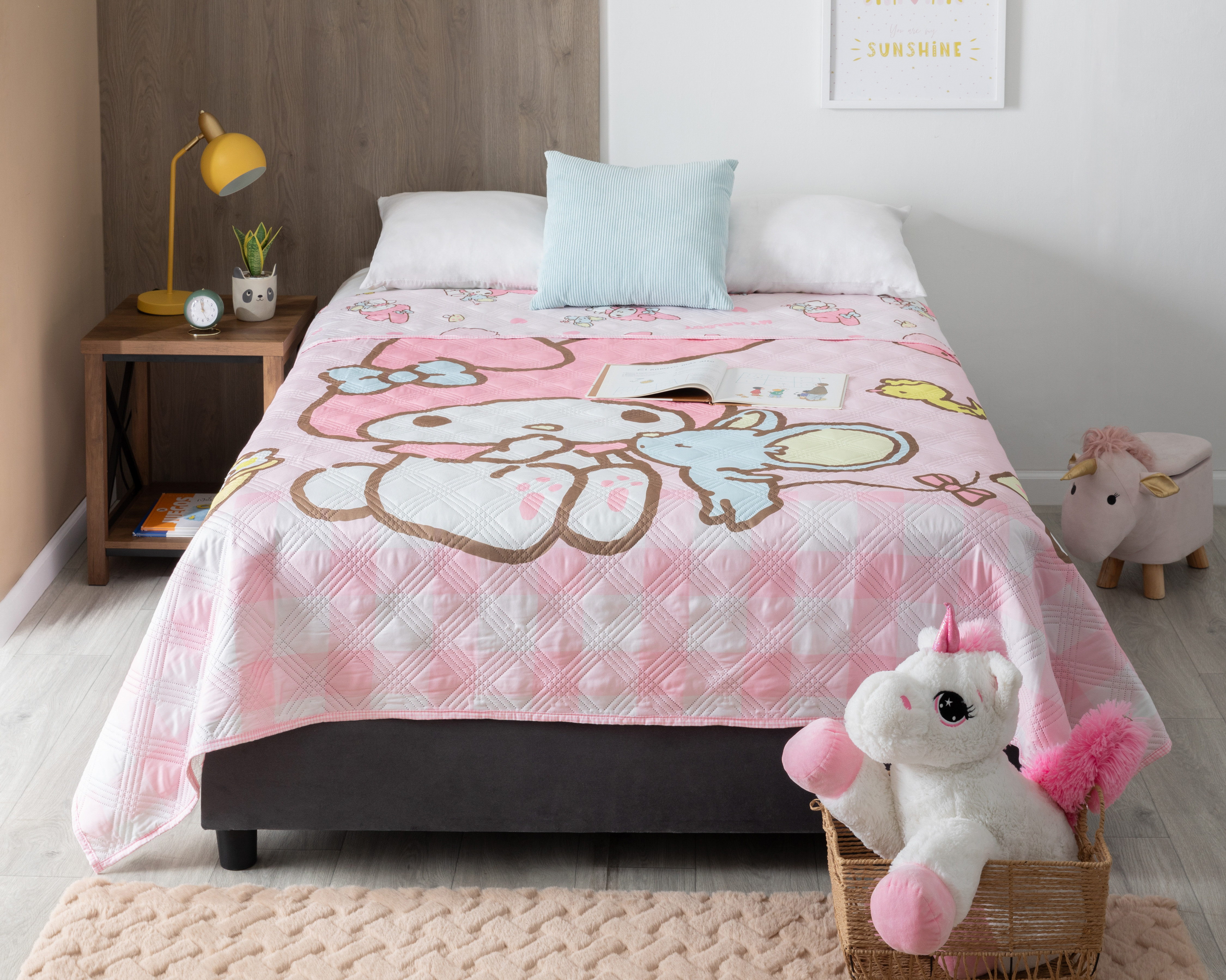 Colcha Matrimonial Providencia My Melody Estampada