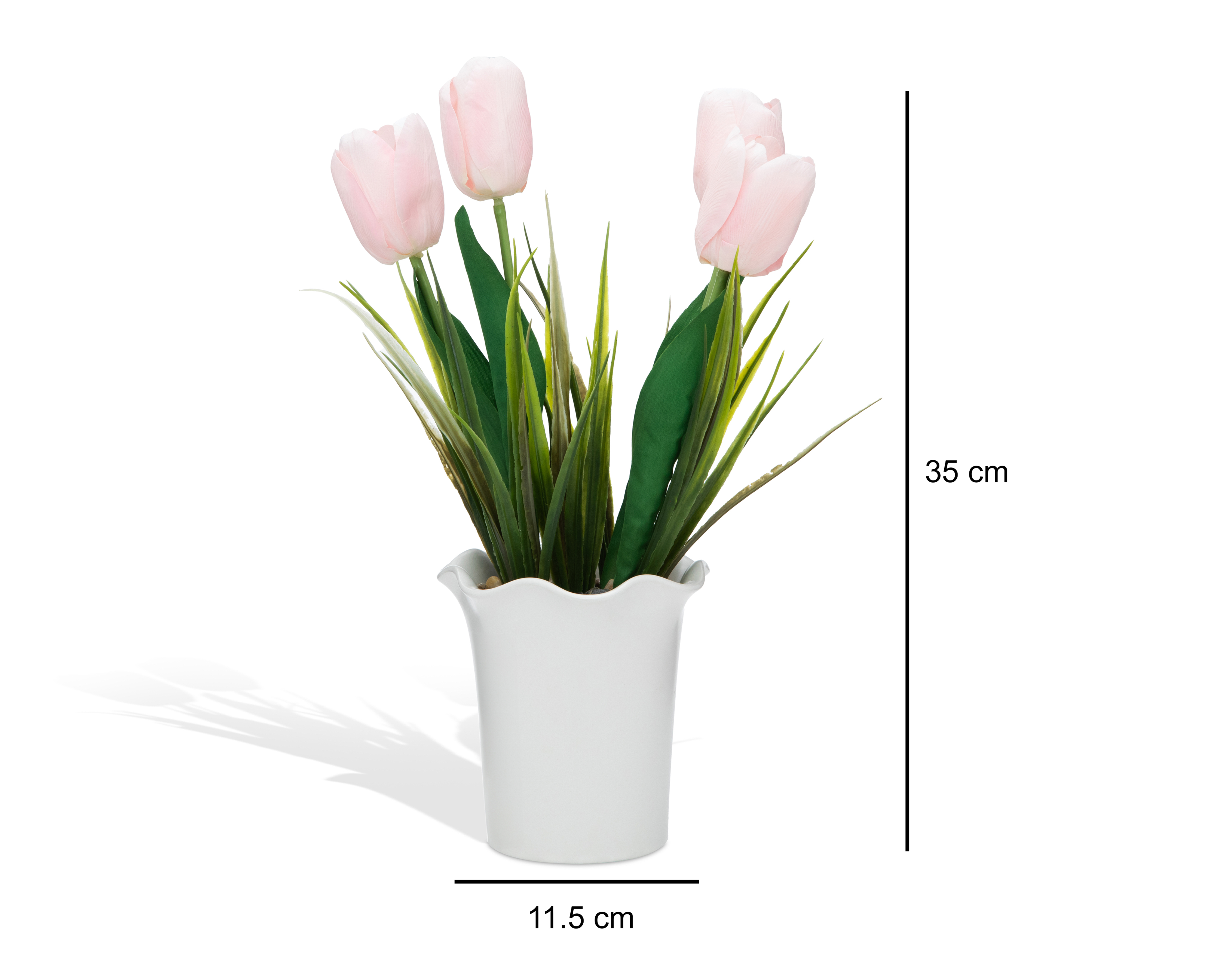 Foto 5 | Foto 5 | Tulipán Artificial con Maceta Starhaus 35 cm