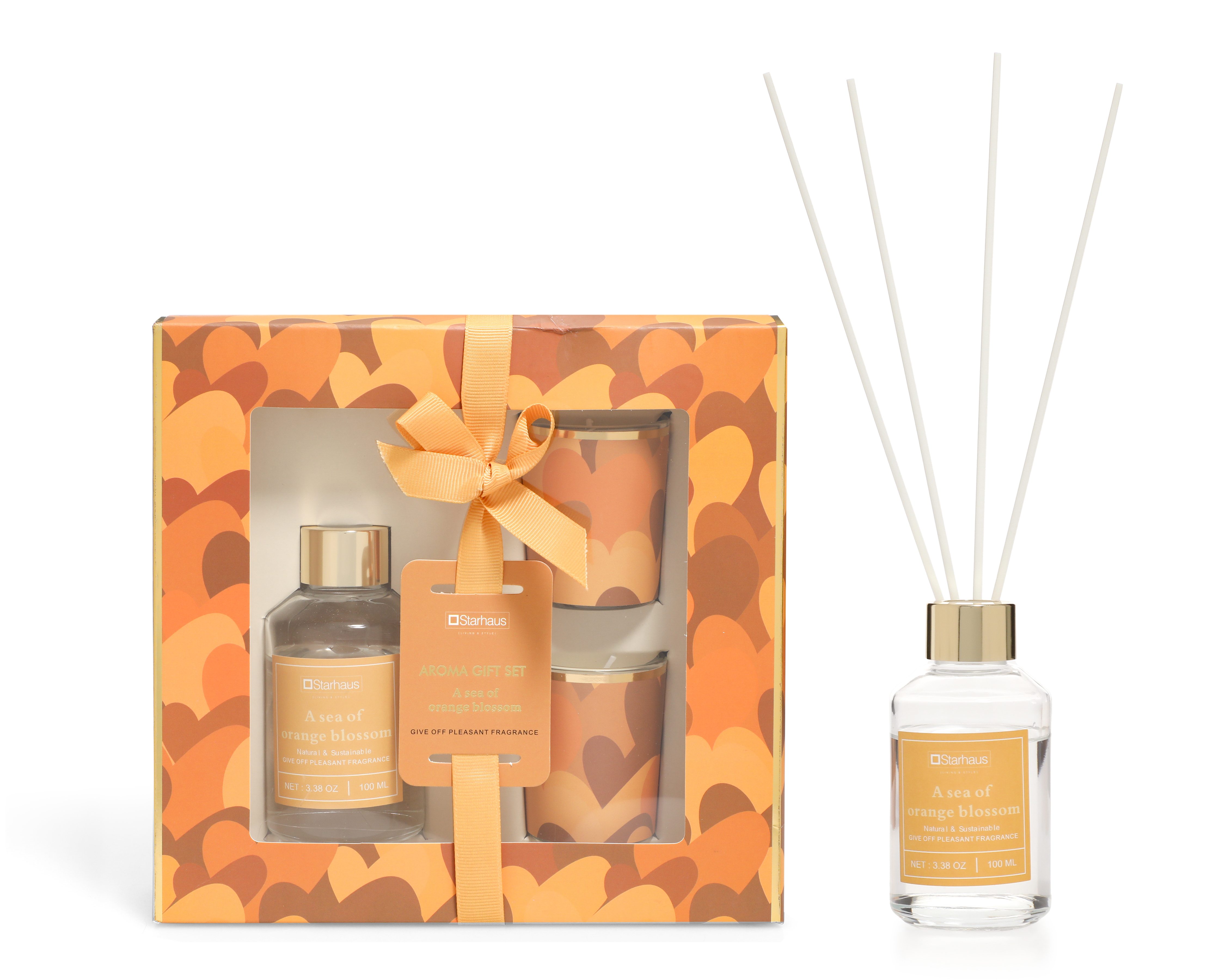 Foto 7 pulgar | Foto 6 | Set de Difusor y Vela Aromática A Sea of Orange Blossom 100 ml