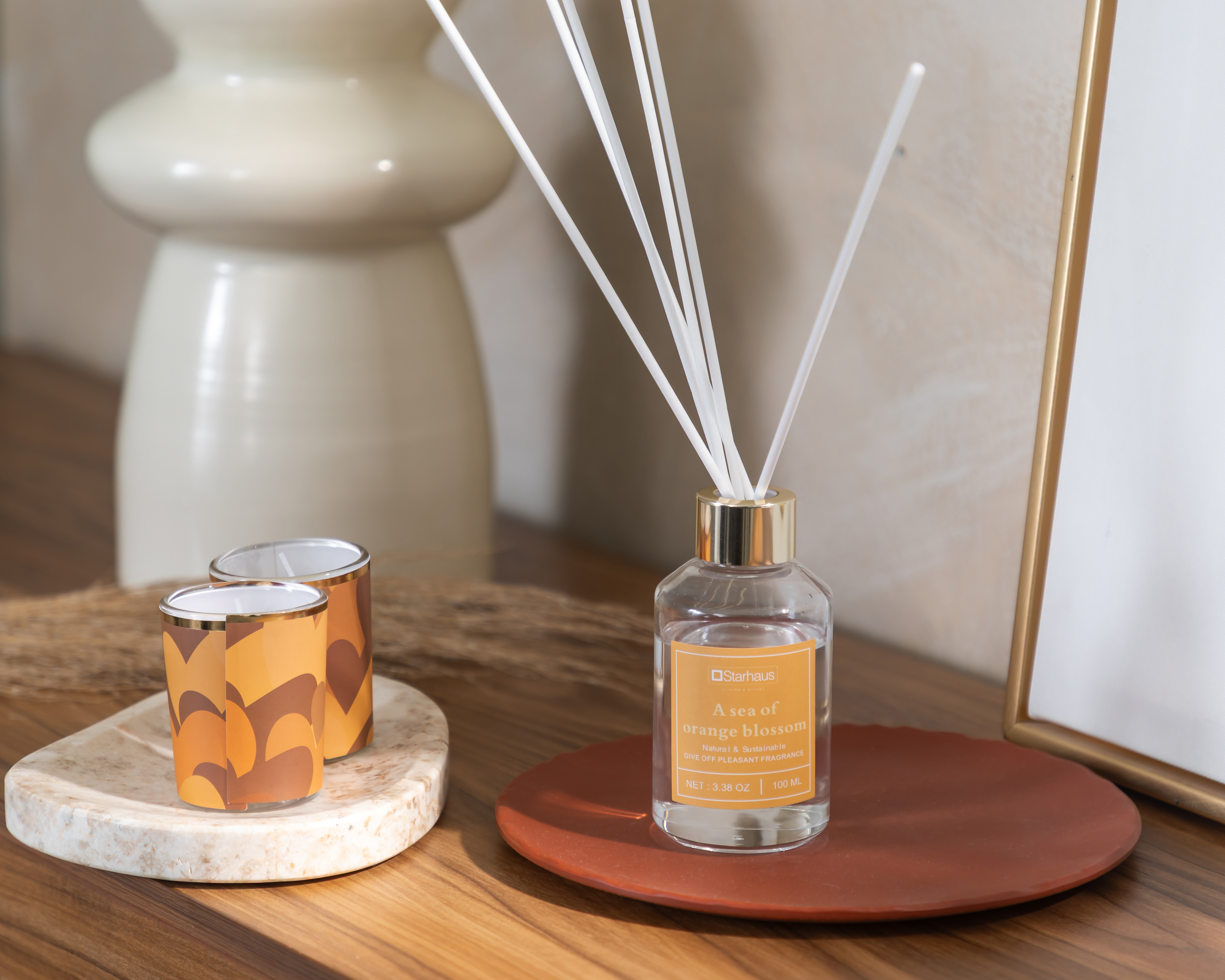 Foto 7 | Foto 7 | Set de Difusor y Vela Aromática A Sea of Orange Blossom 100 ml