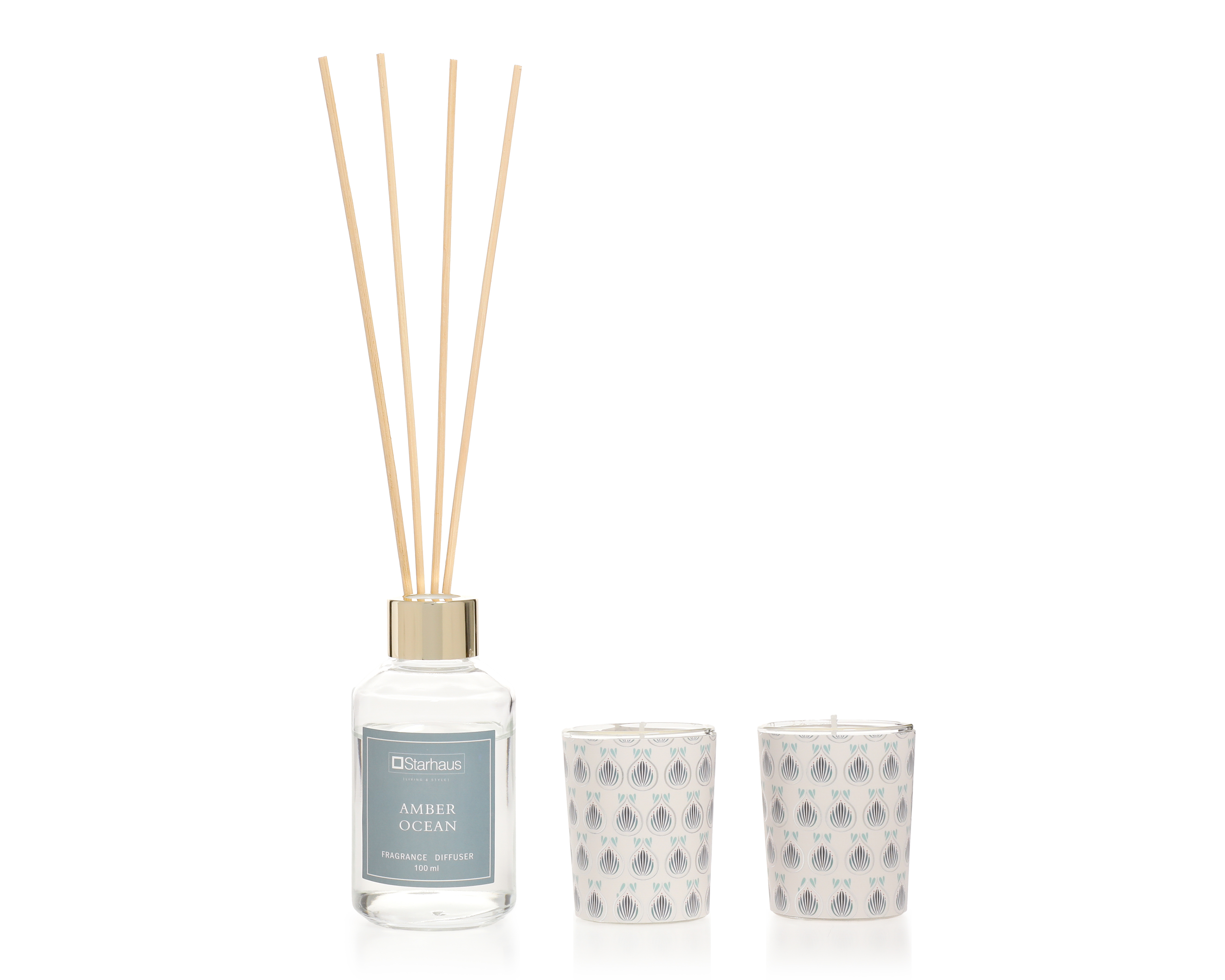 Foto 1 | Foto 1 | Set de Difusor y Vela Aromática Amber Ocean 100 ml