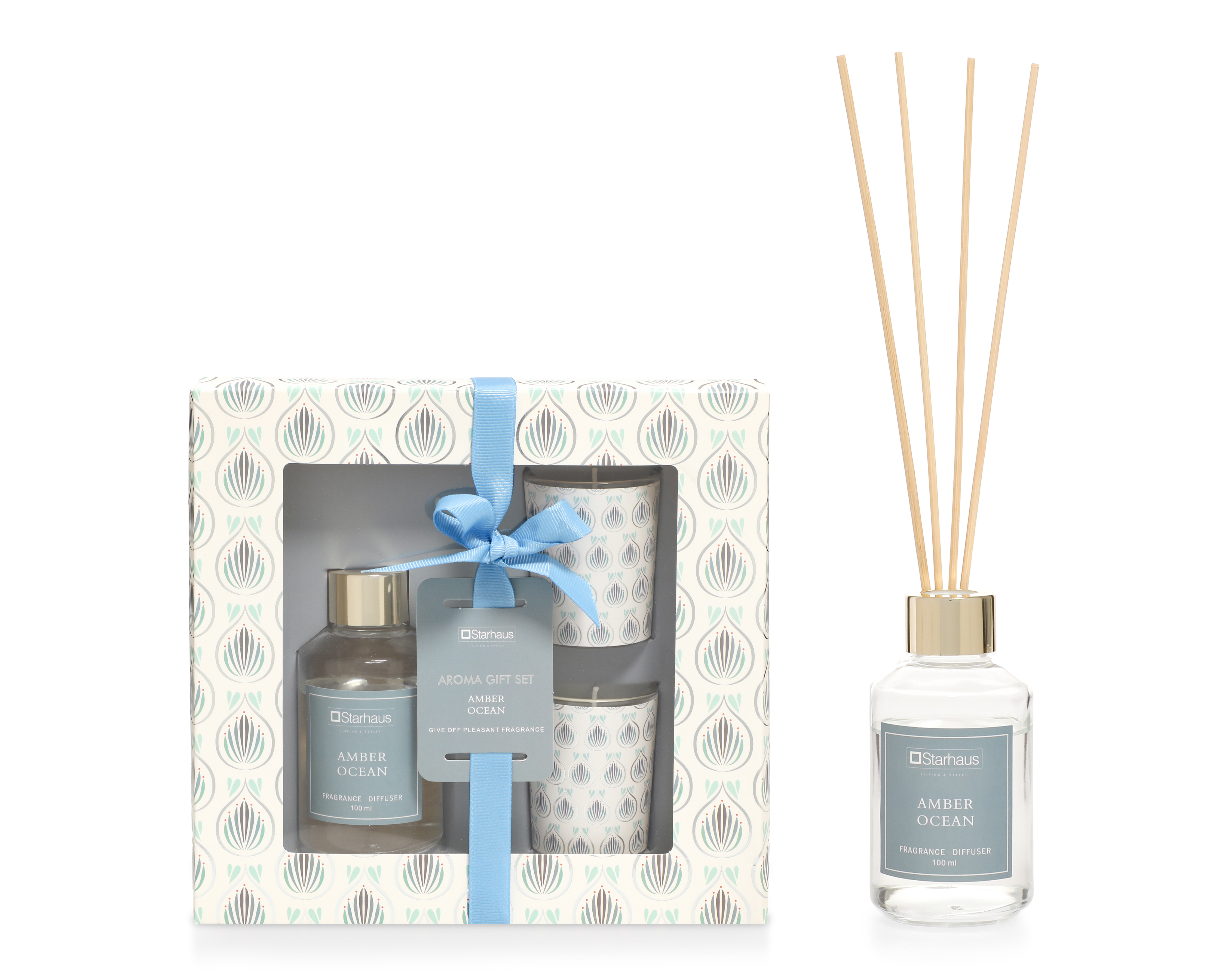 Foto 6 | Foto 6 | Set de Difusor y Vela Aromática Amber Ocean 100 ml