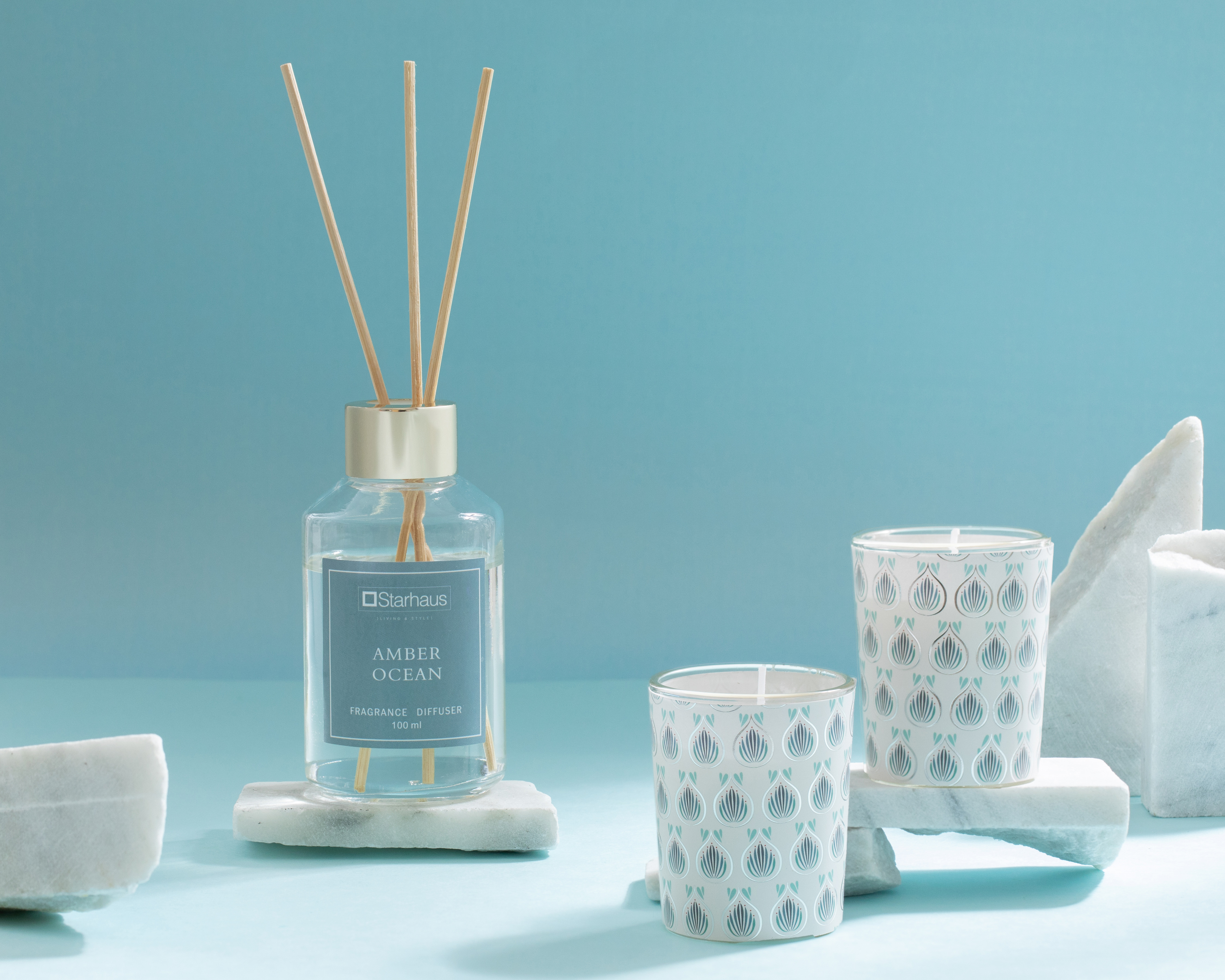 Foto 7 | Foto 7 | Set de Difusor y Vela Aromática Amber Ocean 100 ml