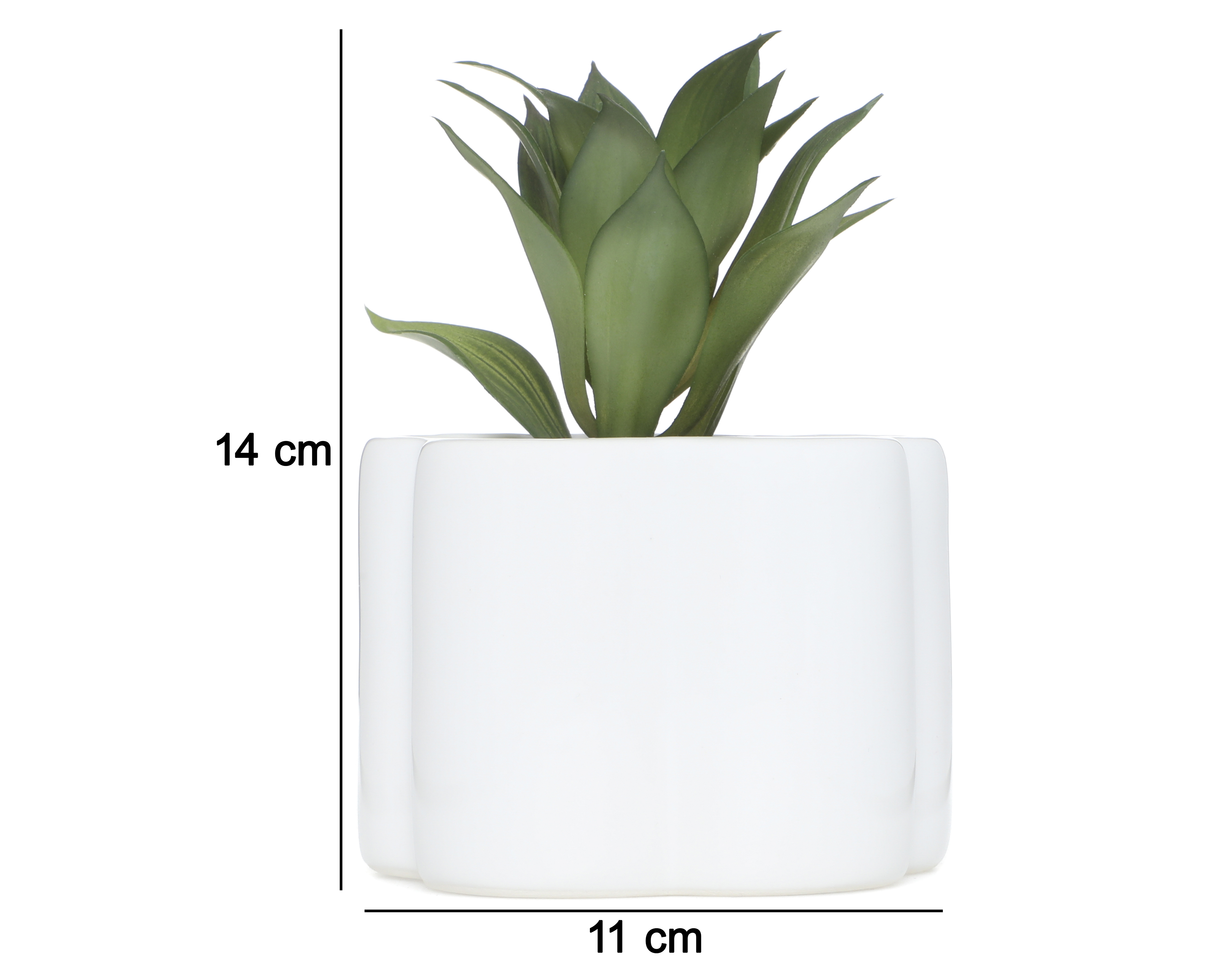 Foto 5 | Foto 5 | Suculenta Artificial con Maceta Starhaus 14 cm