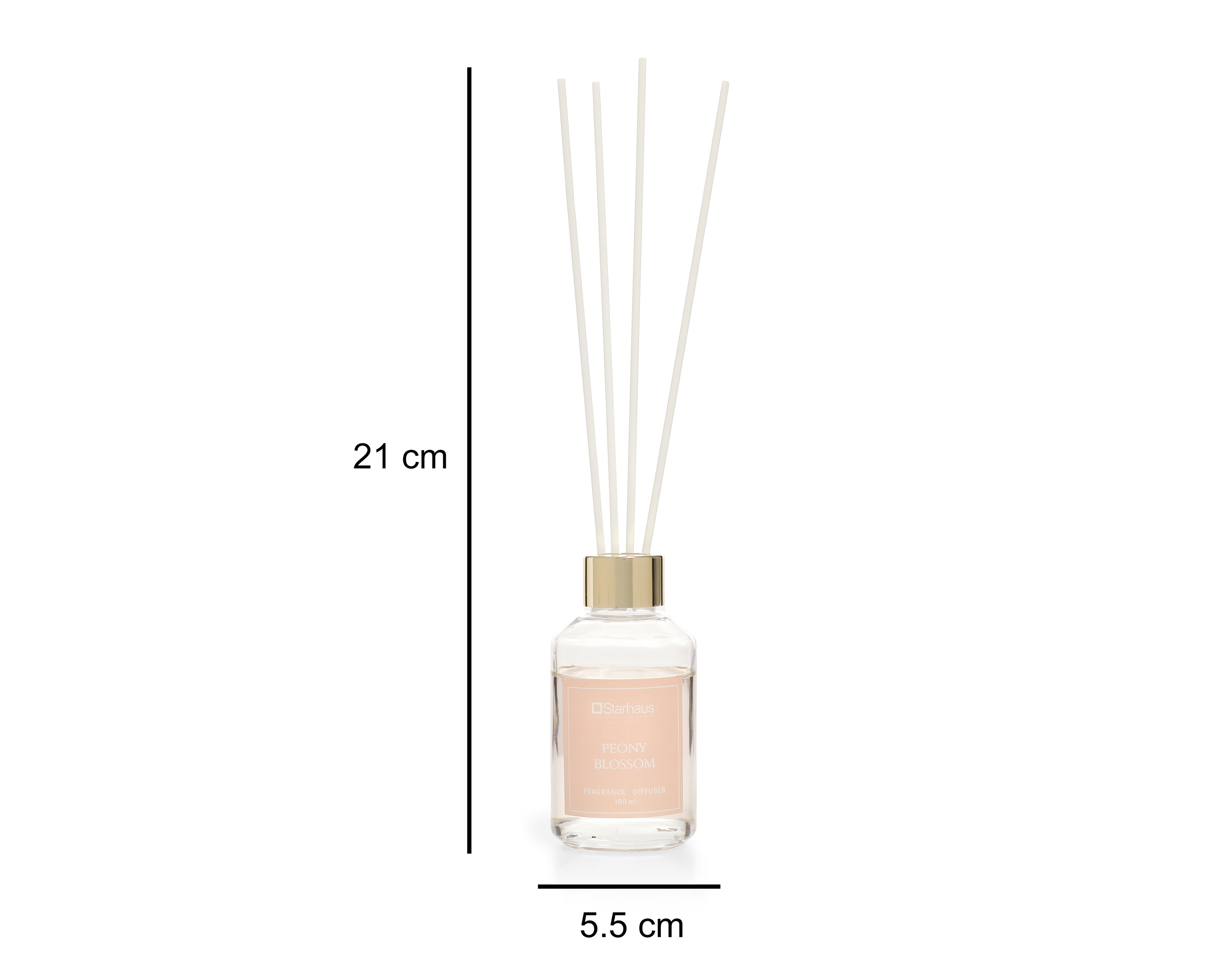 Foto 9 pulgar | Foto 8 | Set de Difusor y Vela Aromática Starhaus Flor de Peonía 3 Piezas
