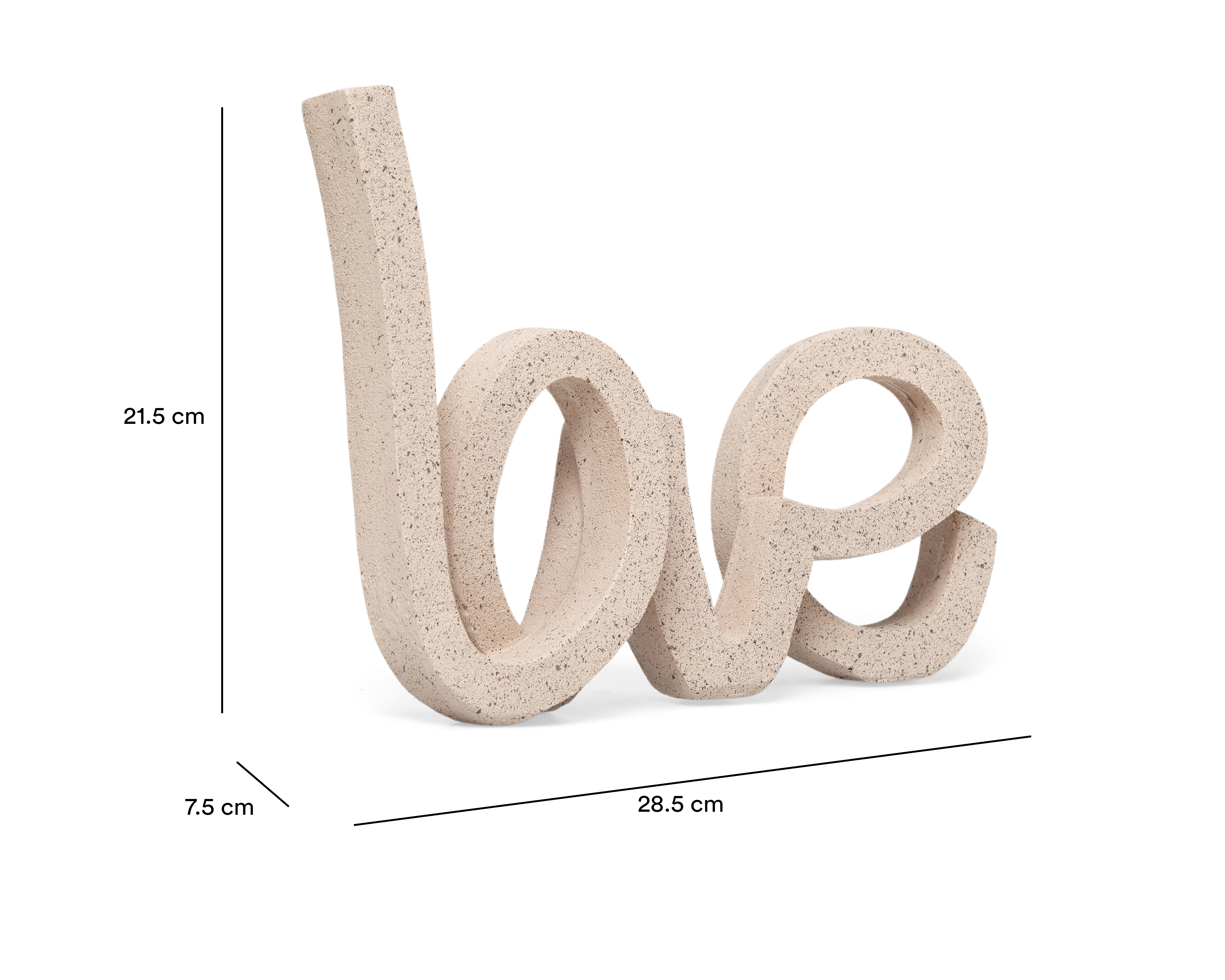 Foto 6 | Foto 6 | Letrero Decorativo Love Me de Resina