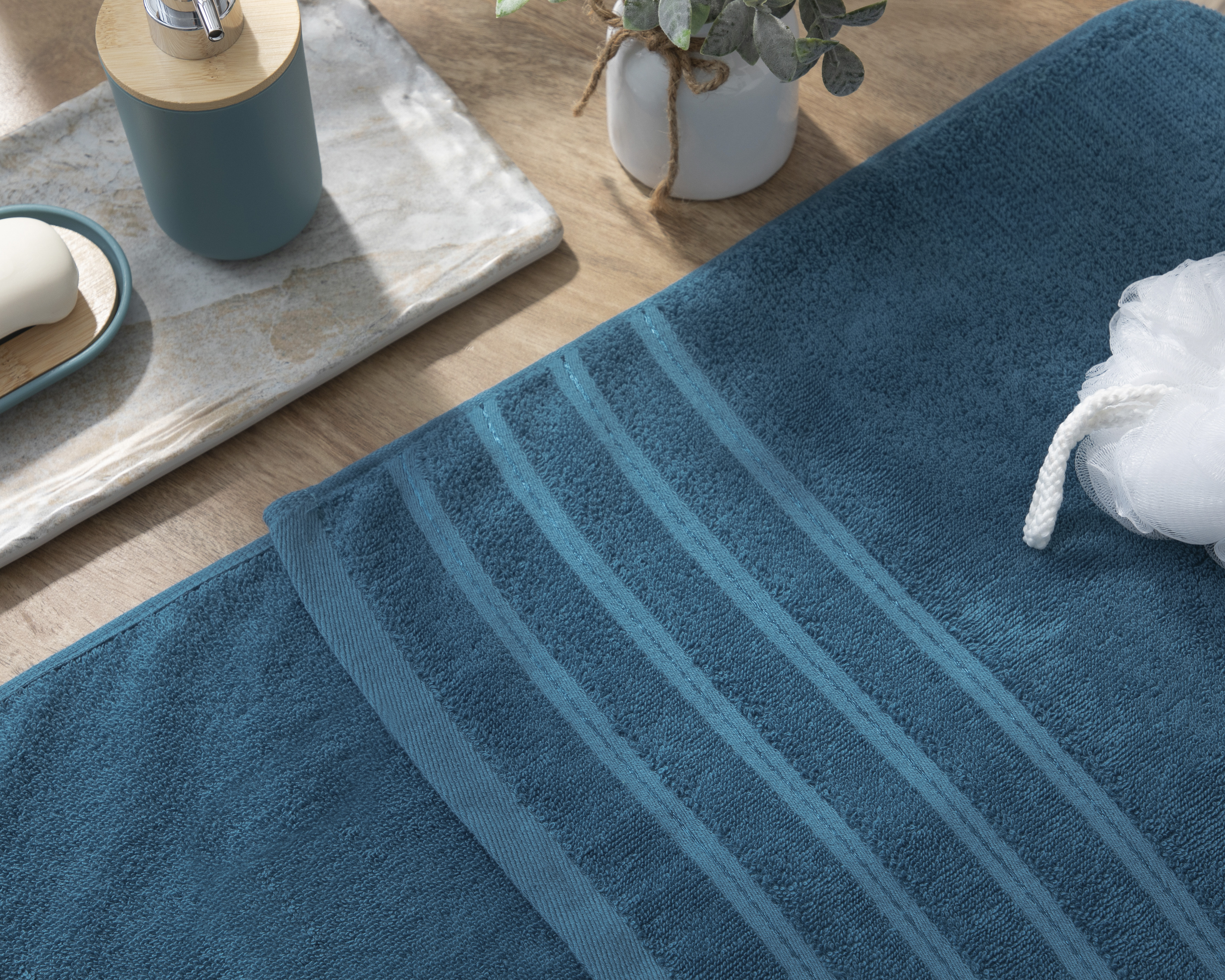 Foto 5 pulgar | Foto 4 | Toalla de Baño Starhaus Harriet Azul