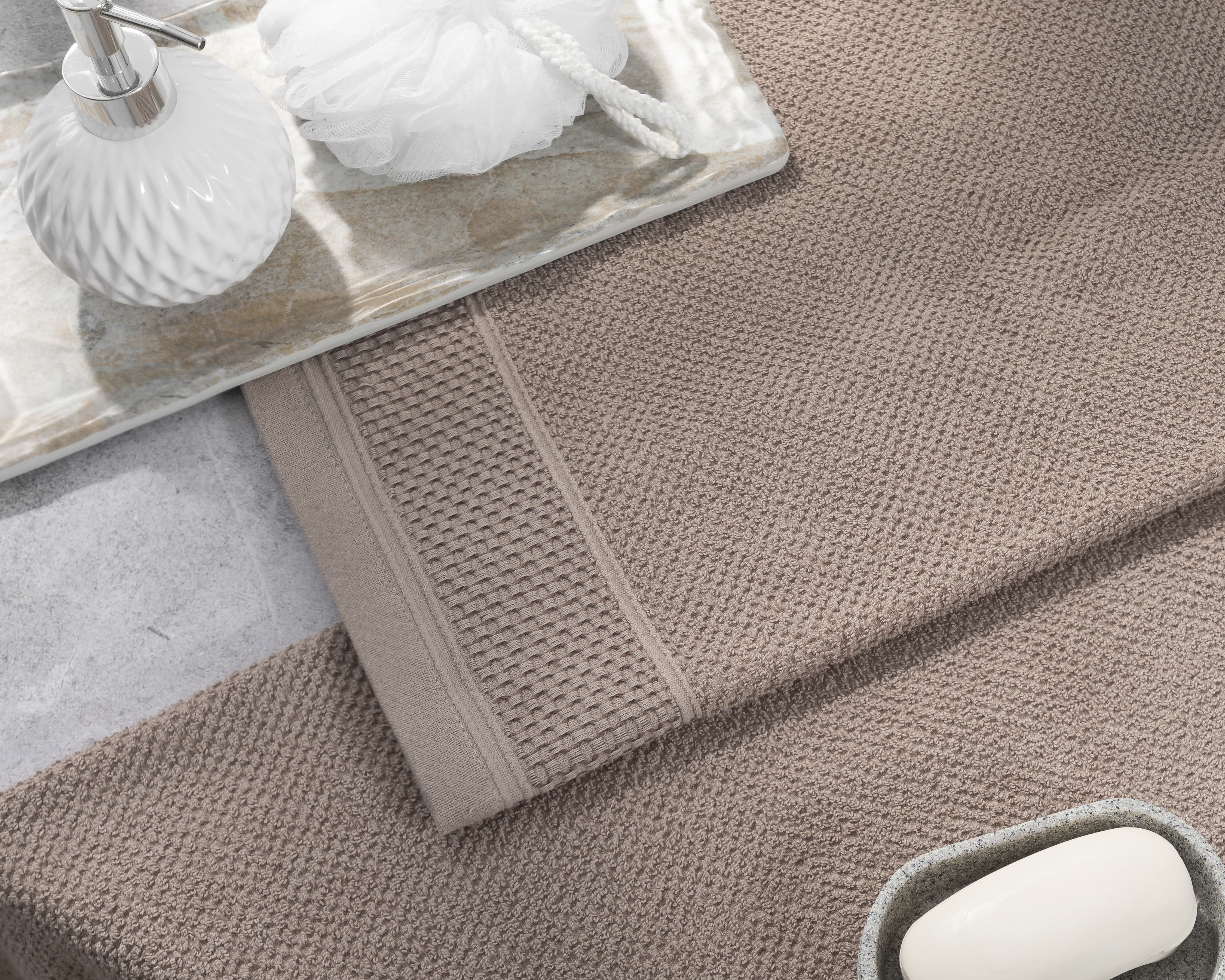 Foto 4 | Foto 4 | Toalla de Medio Baño Starhaus Francis Café 2 Piezas