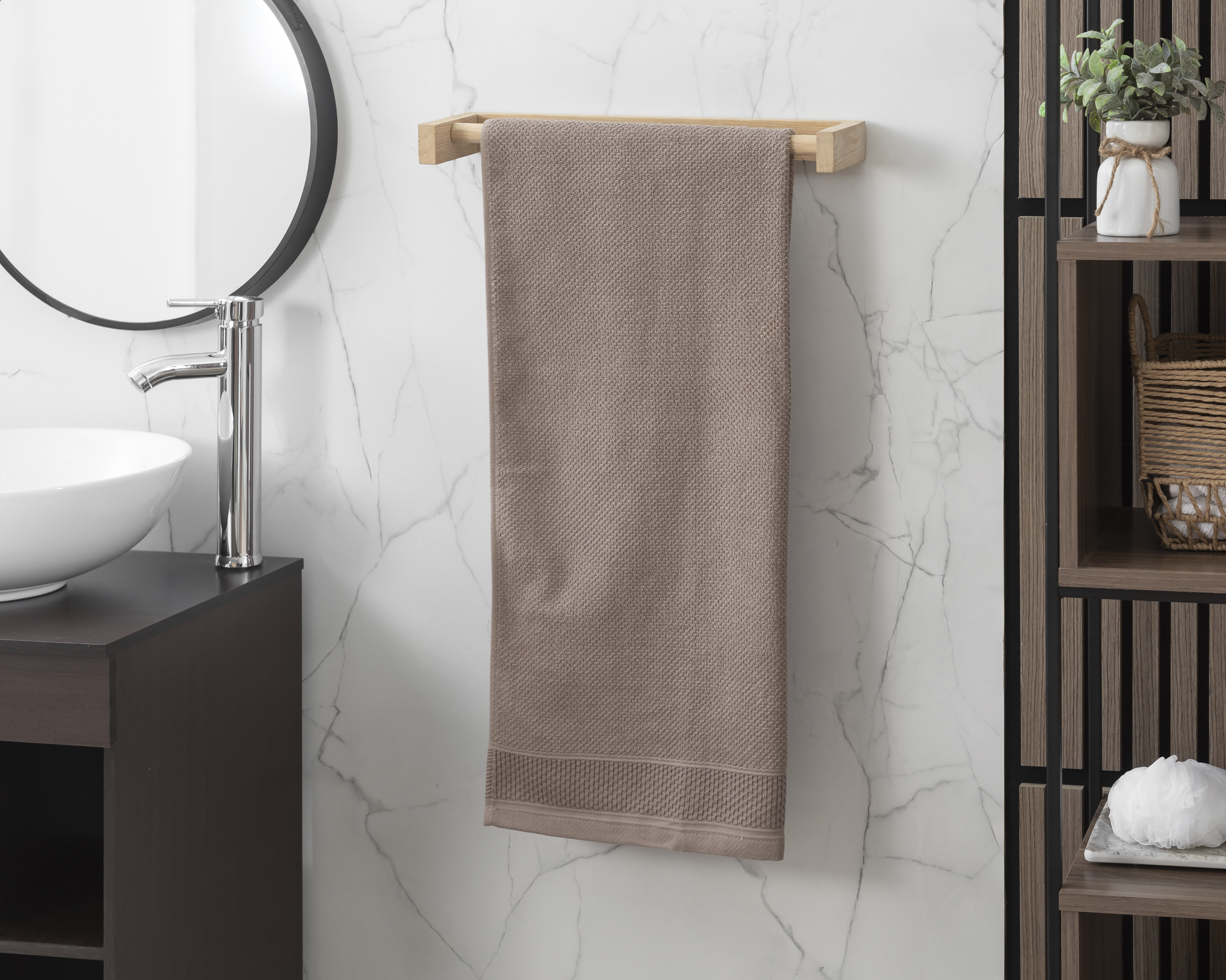 Foto 5 pulgar | Foto 4 | Toalla de Baño Starhaus Francis Café