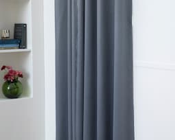 Cortina Blackout Francis 137 x 225 cm Gris