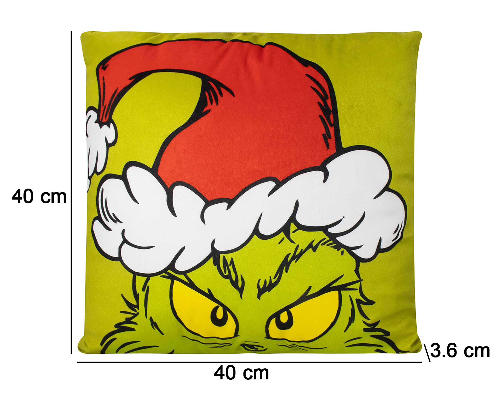 Foto 6 pulgar | Foto 5 | Cojín Navideño Grinch Verde