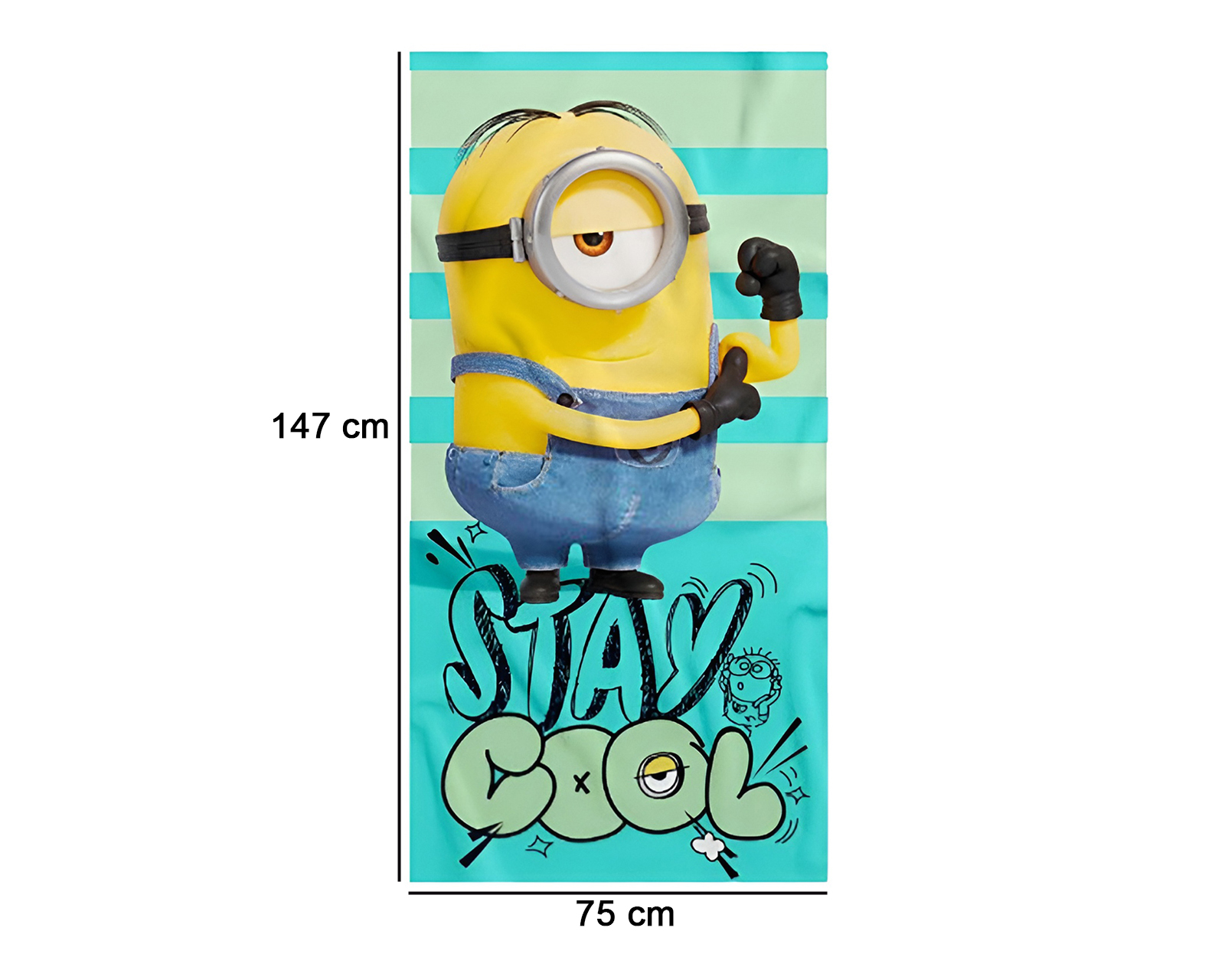 Foto 5 pulgar | Foto 4 | Toalla de Baño Providencia Minions Infantil