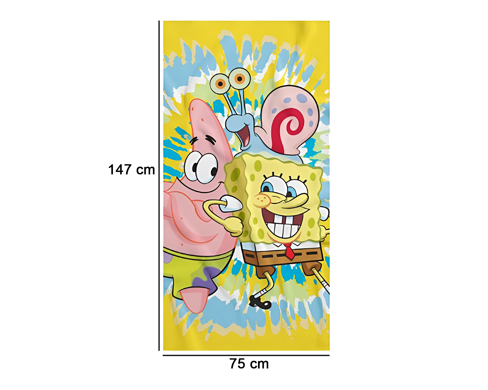 Foto 7 pulgar | Foto 6 | Toalla de Baño Providencia Bob Esponja Infantil