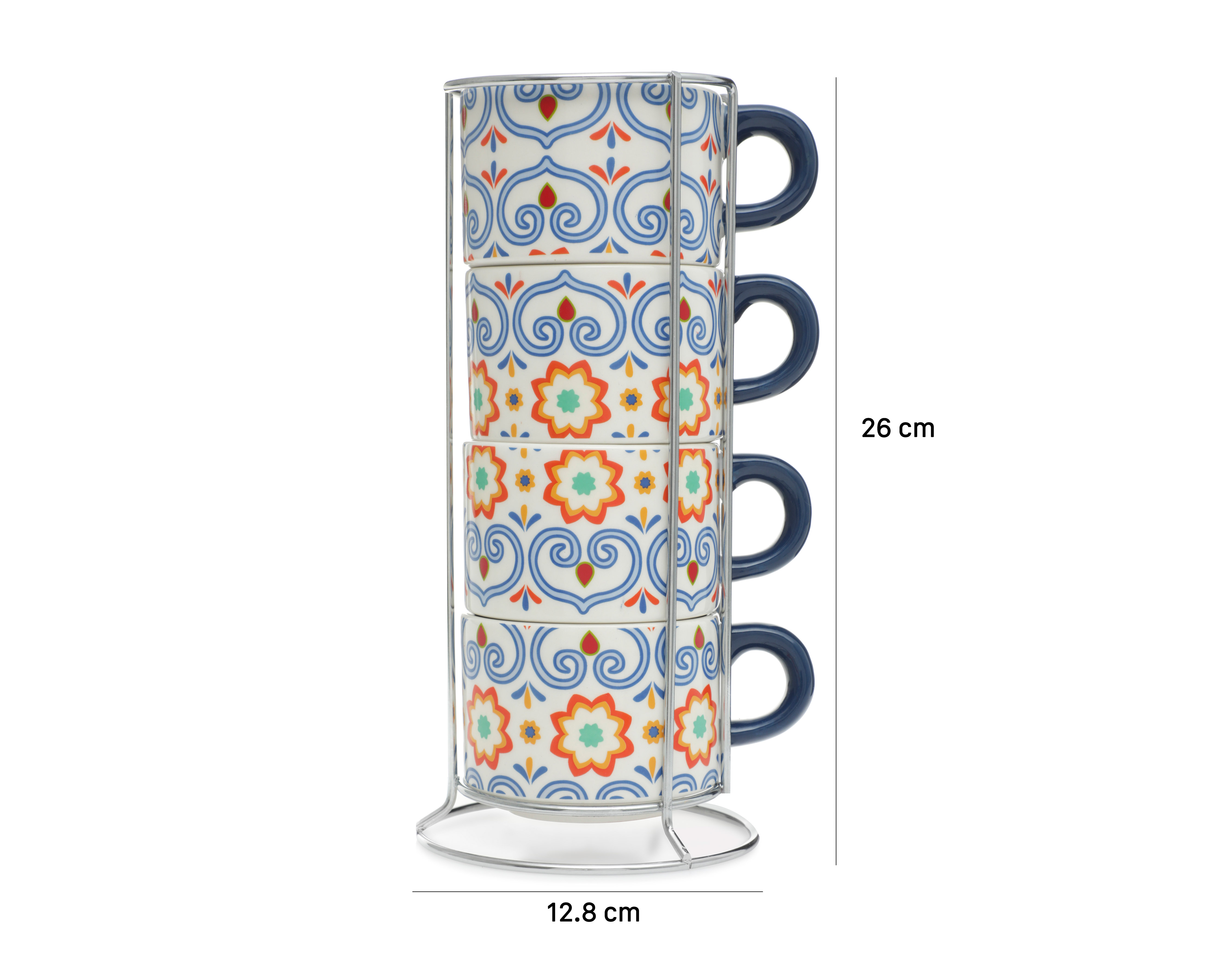 Foto 5 | Foto 5 | Taza de Cerámica Starhaus 4 Piezas