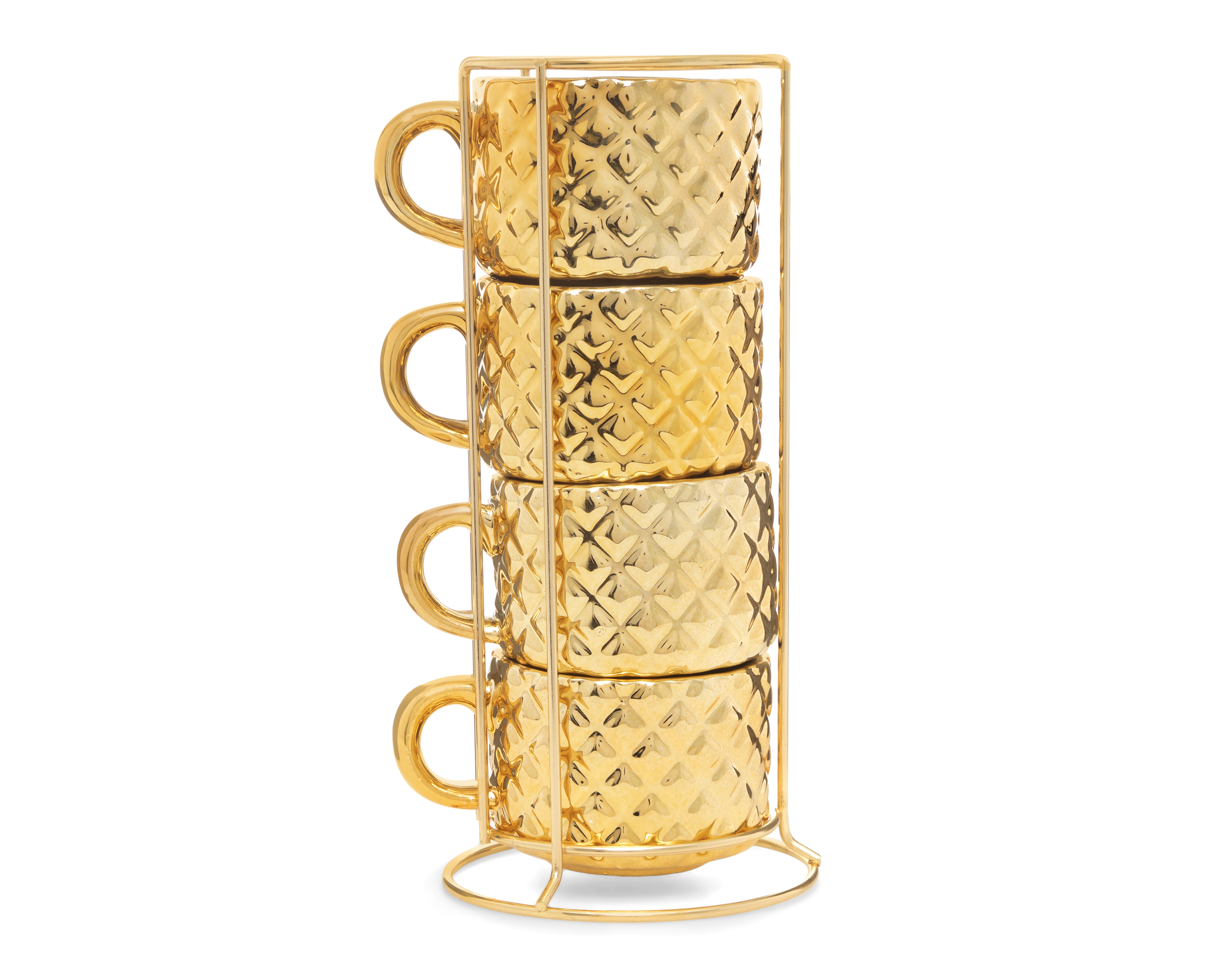 Tazas Decorativas de Cerámica Weston 4 Piezas