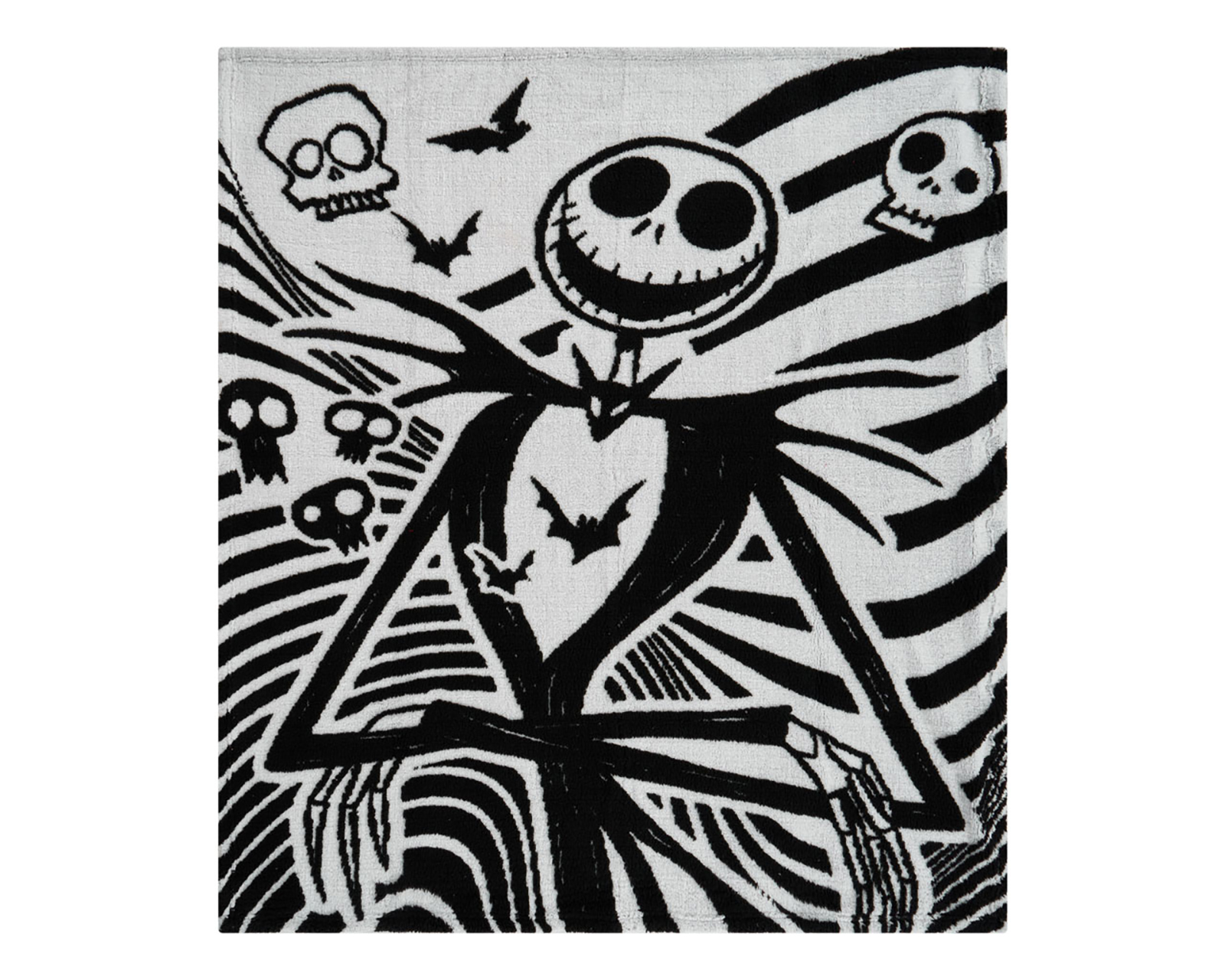 Frazada Individual Providencia Jack Halloween Negra