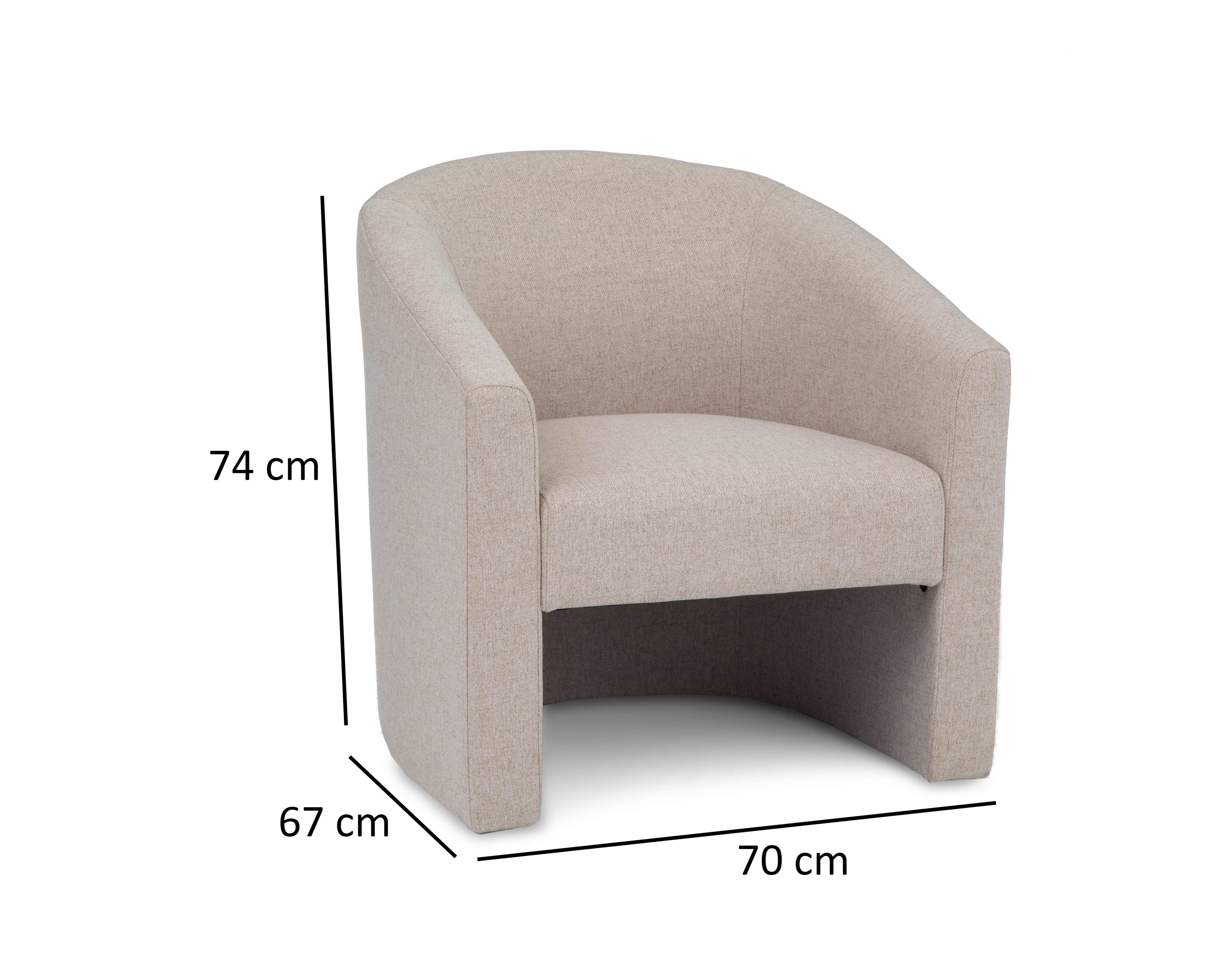 Foto 7 | Foto 7 | Sillón Ocasional Beige Ikal Aurora
