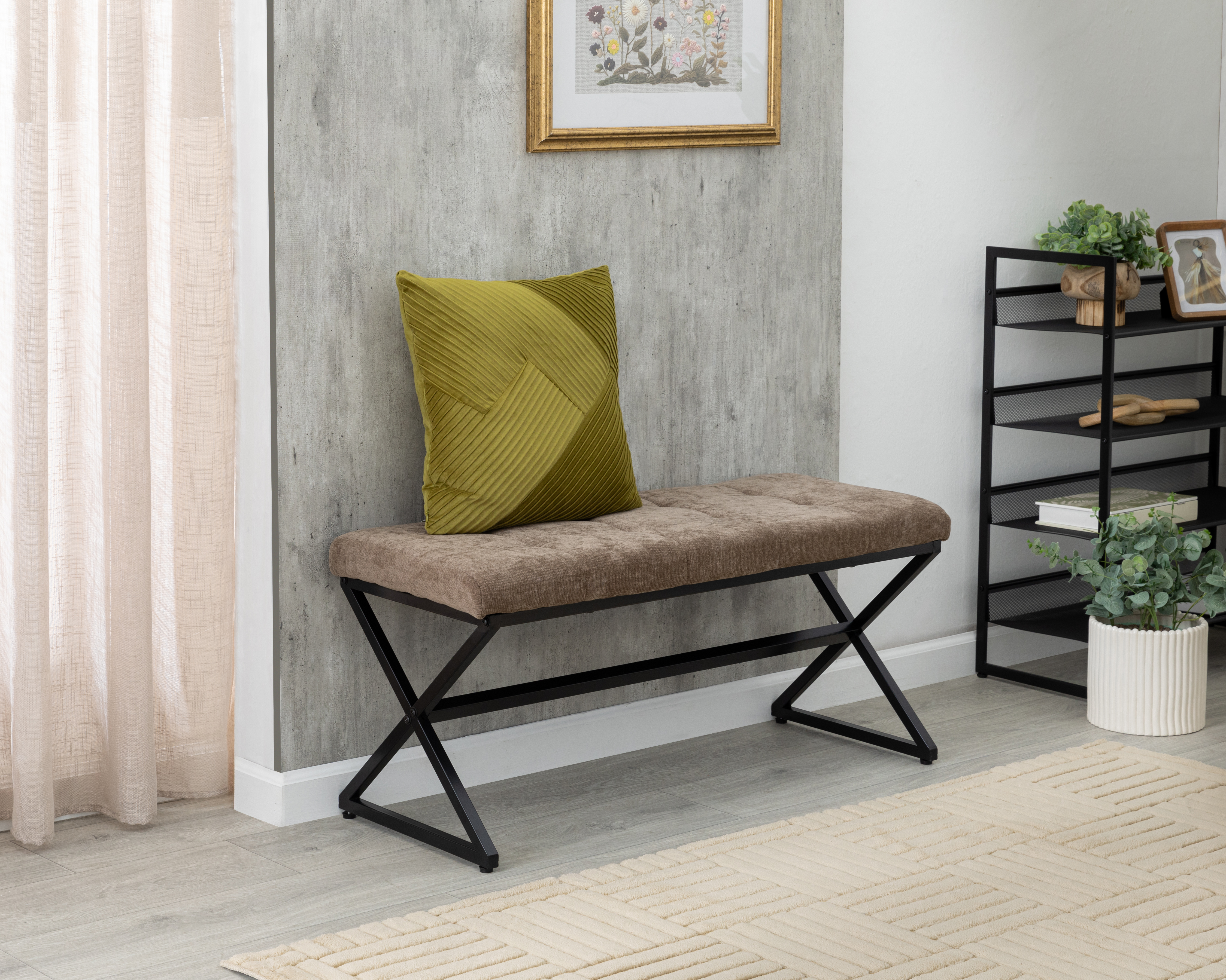 Foto 2 pulgar | Foto 1 | Banca de Metal Ikal Toscana