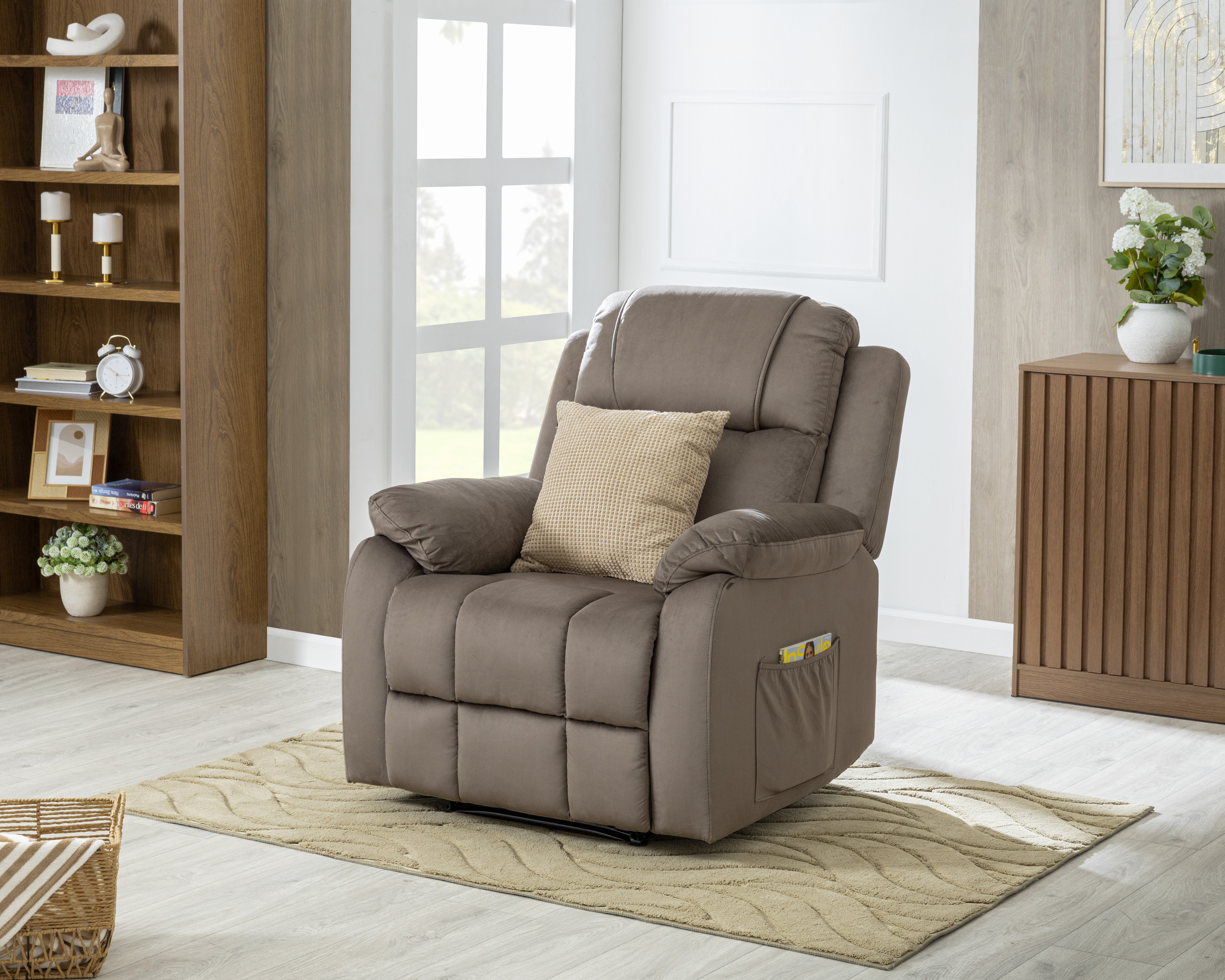 Foto 1 | Foto 1 | Sillón Reclinable Chocolate Ikal Roble