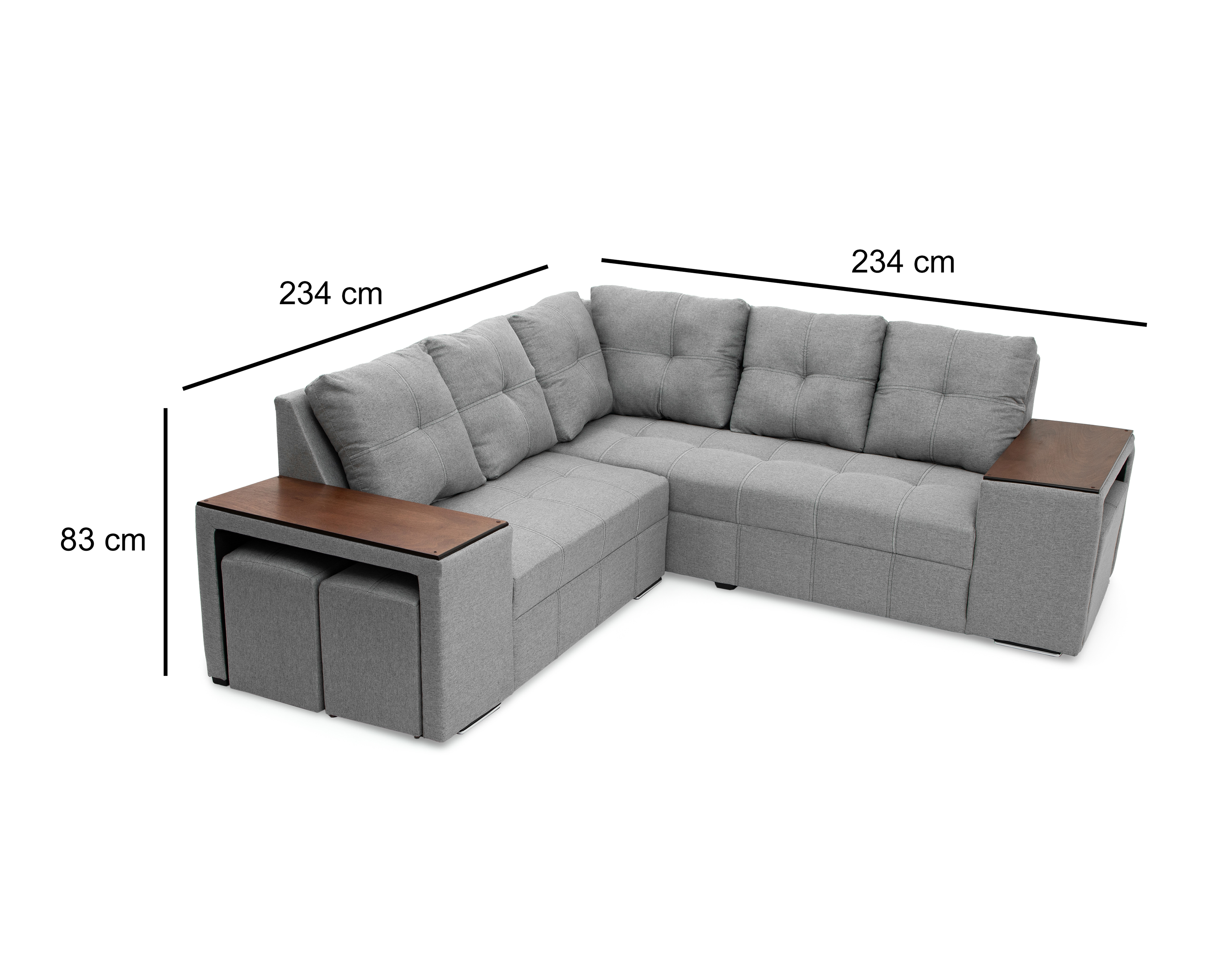 Foto 6 | Foto 6 | Sala Esquinera Michelle Contemporánea 5 Piezas