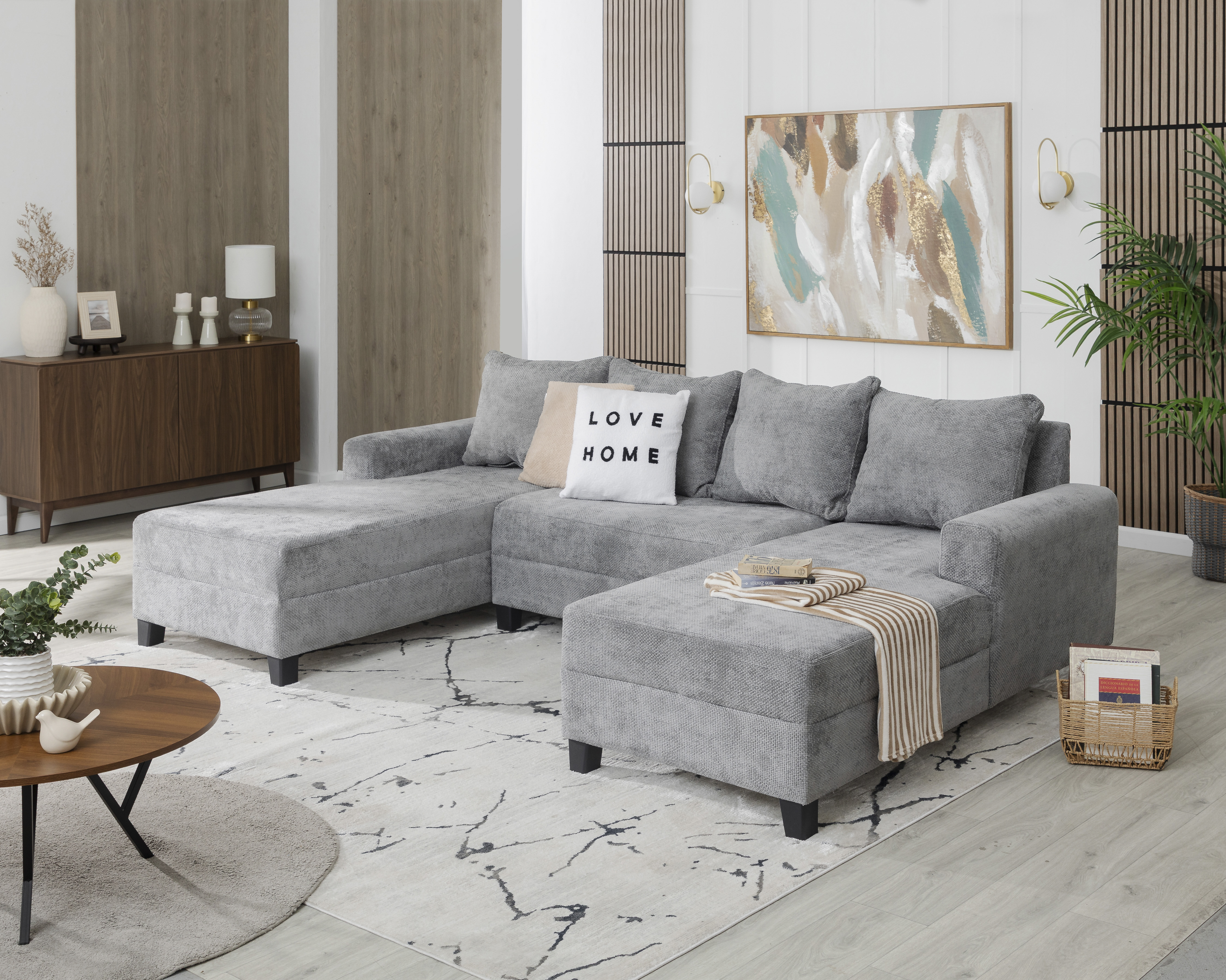 Foto 1 | Foto 1 | Sala Esquinera en U Asturias Contemporánea 3 Piezas