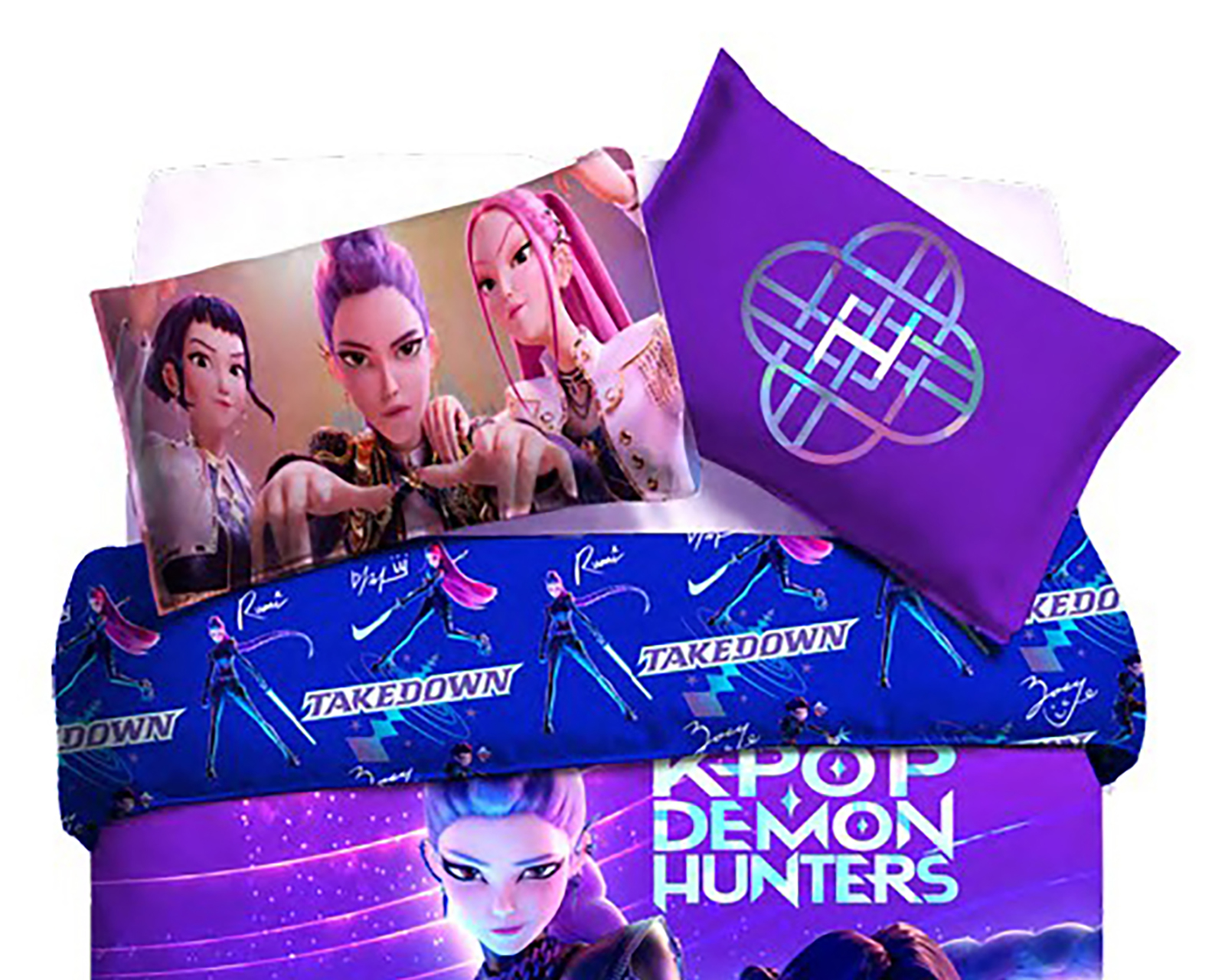 Foto 3 pulgar | Foto 2 | Edredón Individual Providencia Las Guerreras K-Pop Estampado 2 Piezas