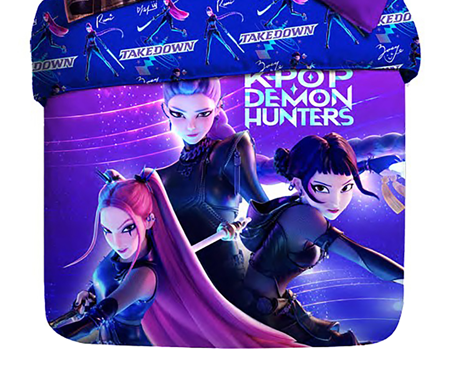 Foto 3 | Foto 3 | Edredón Individual Providencia Las Guerreras K-Pop Estampado 2 Piezas