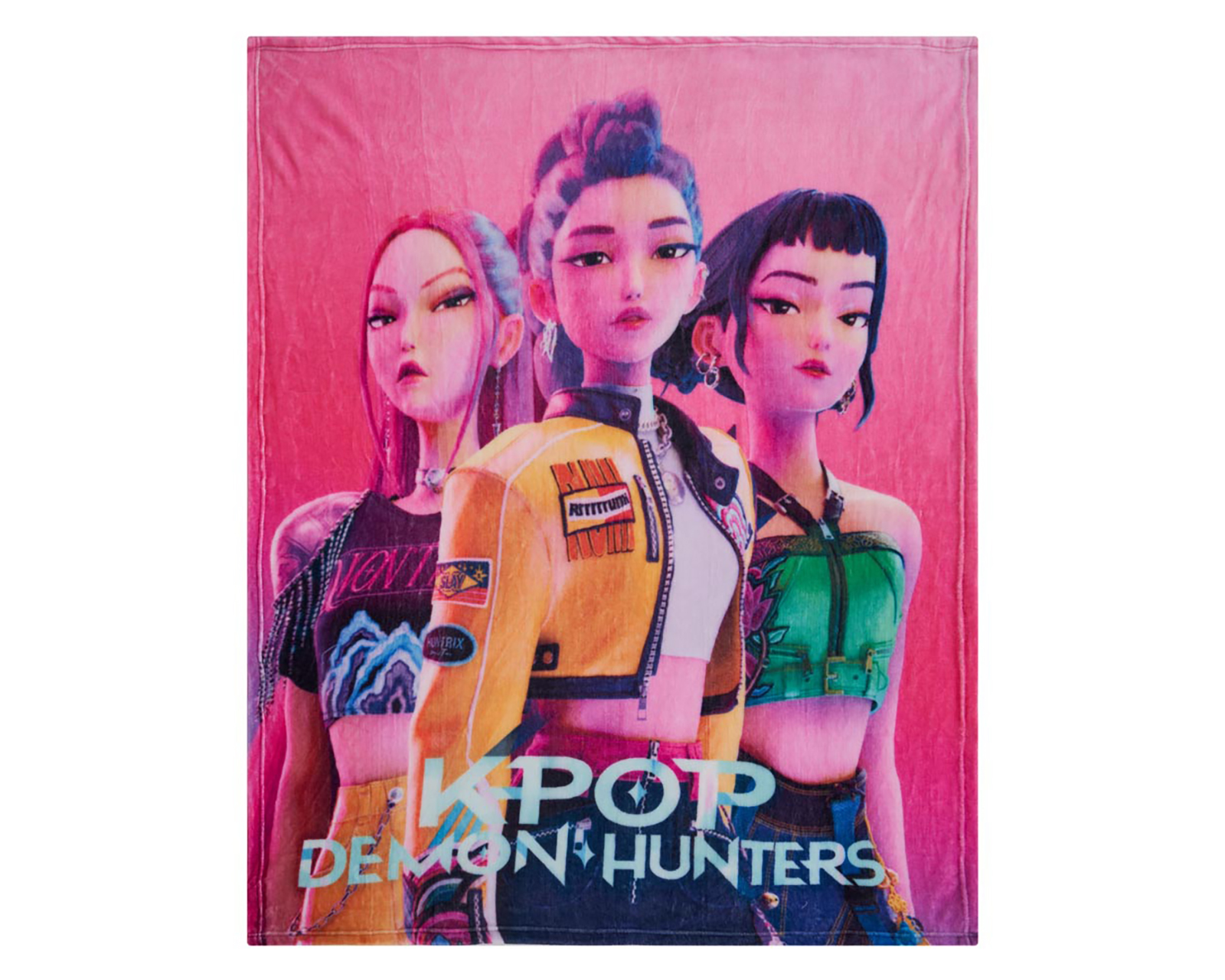 Foto 2 pulgar | Foto 1 | Frazada Individual Providencia KPop Demon Hunters Estampada