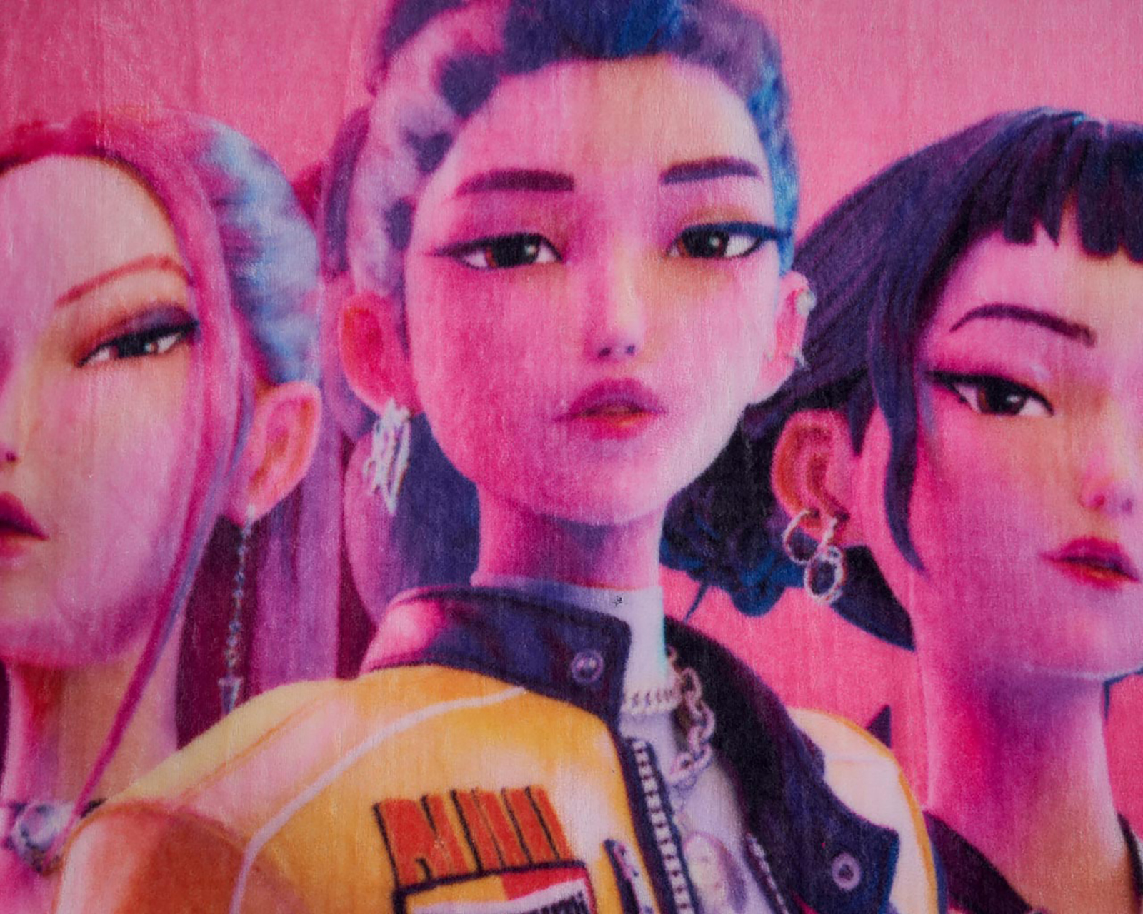 Foto 4 pulgar | Foto 3 | Frazada Individual Providencia KPop Demon Hunters Estampada