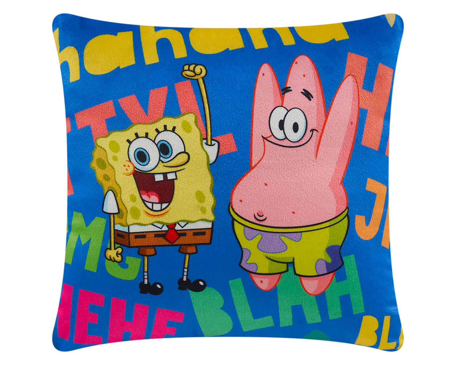 Foto 2 pulgar | Foto 1 | Cojín Decorativo Bob Esponja Azul
