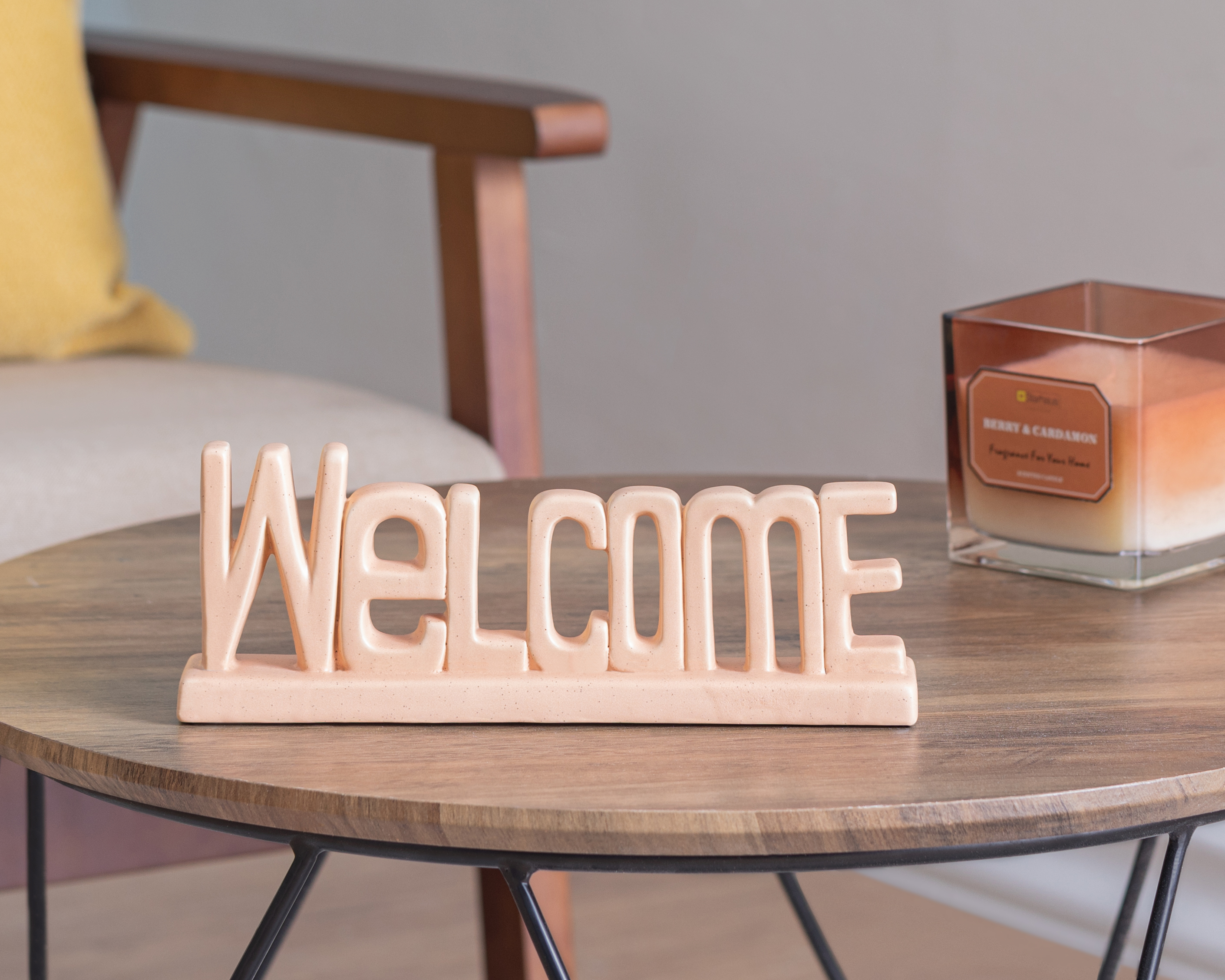 Foto 5 | Foto 5 | Letrero Decorativo Welcome