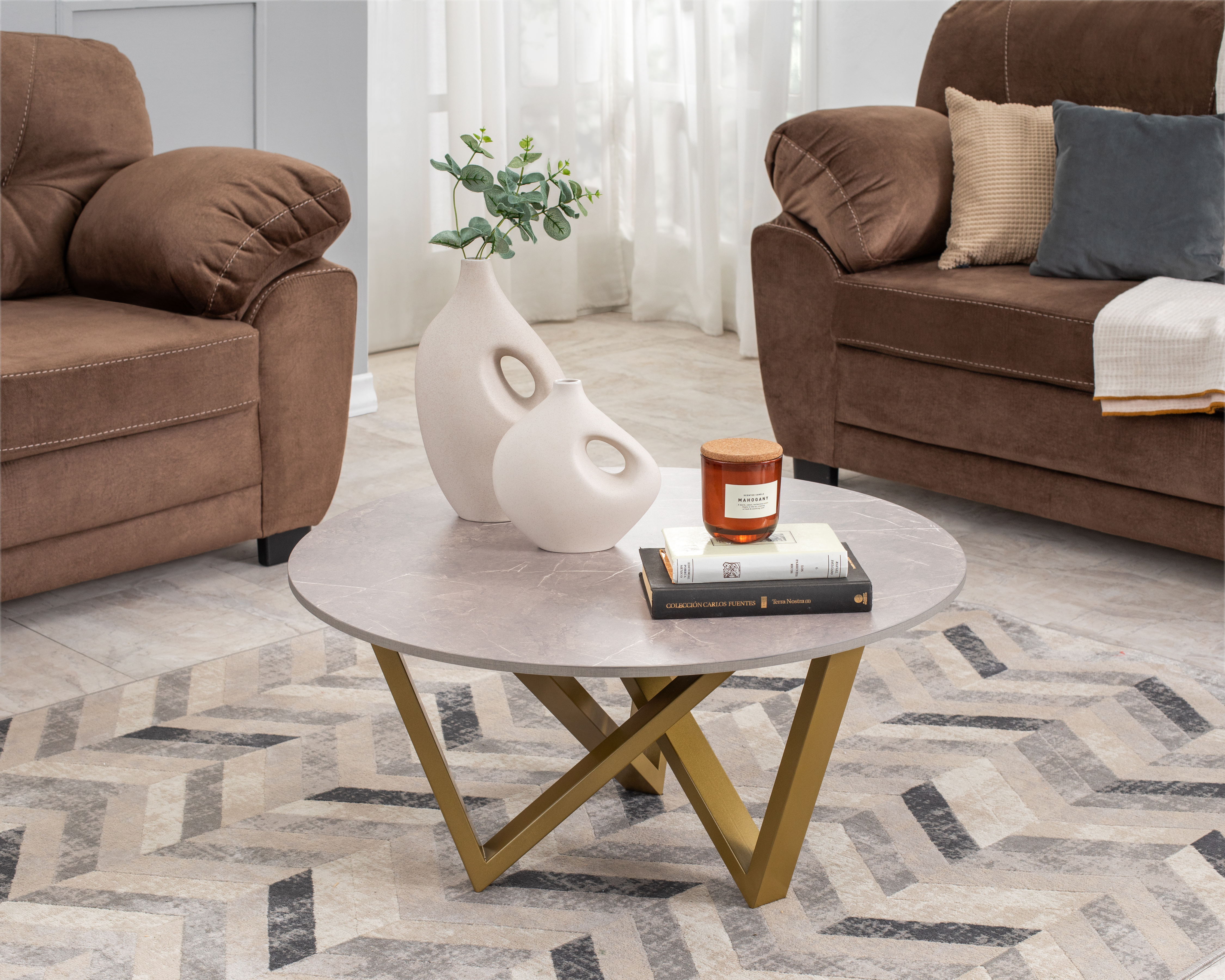 Mesa de Centro Muse Gris