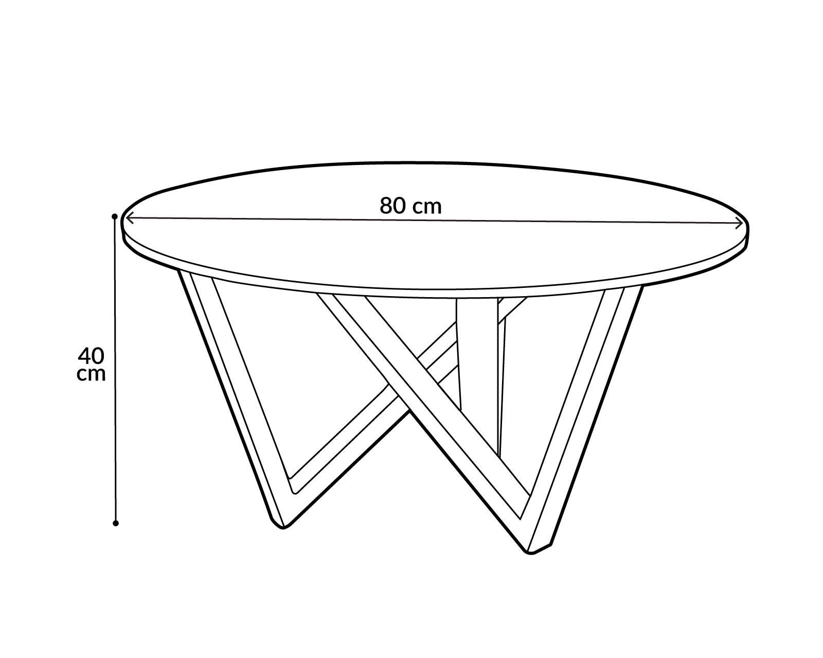 Foto 6 pulgar | Foto 5 | Mesa de Centro Muse Gris