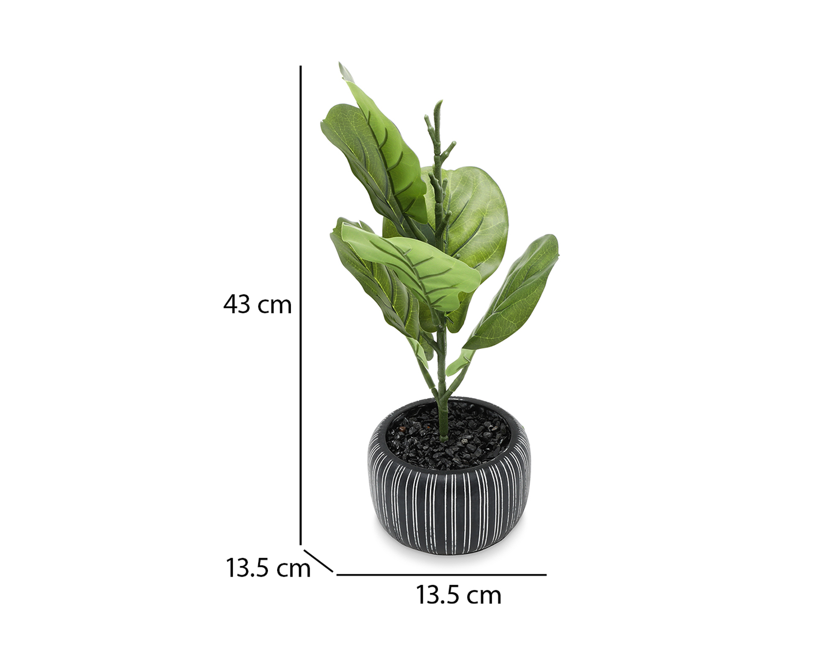 Foto 5 pulgar | Foto 4 | Planta Artificial con Maceta Starhaus 35 cm