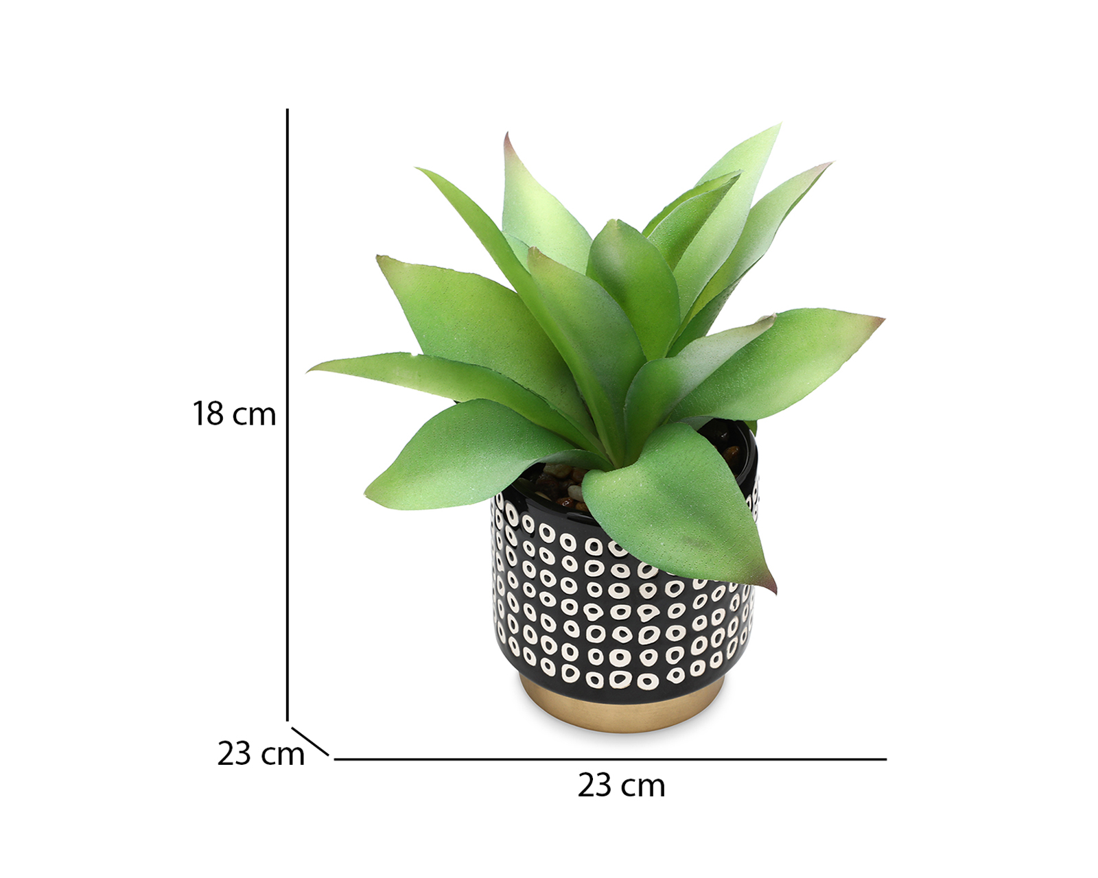 Foto 6 pulgar | Foto 5 | Planta Artificial con Maceta Starhaus 18 cm