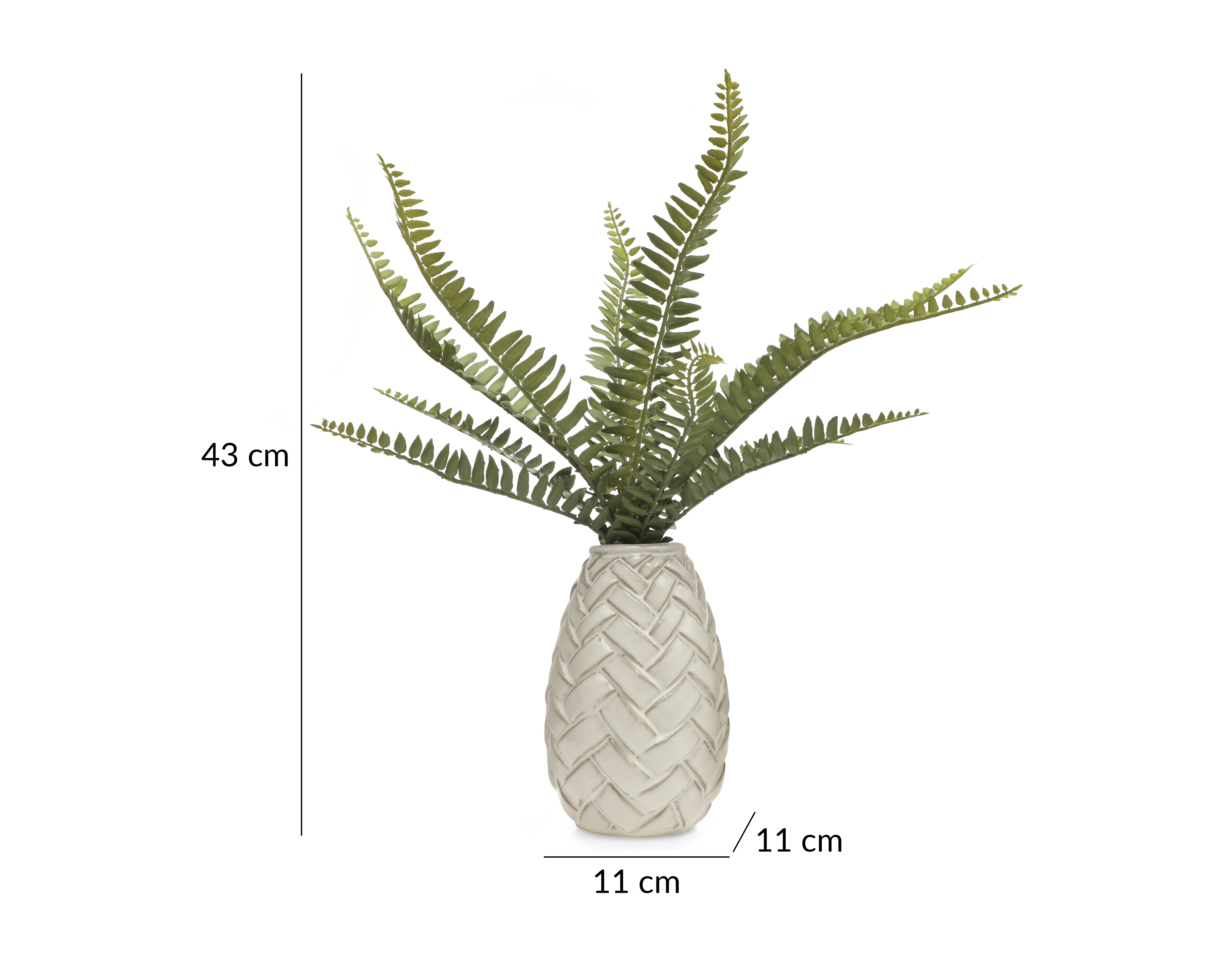 Foto 5 | Foto 5 | Planta Artificial con Maceta Starhaus 43 cm