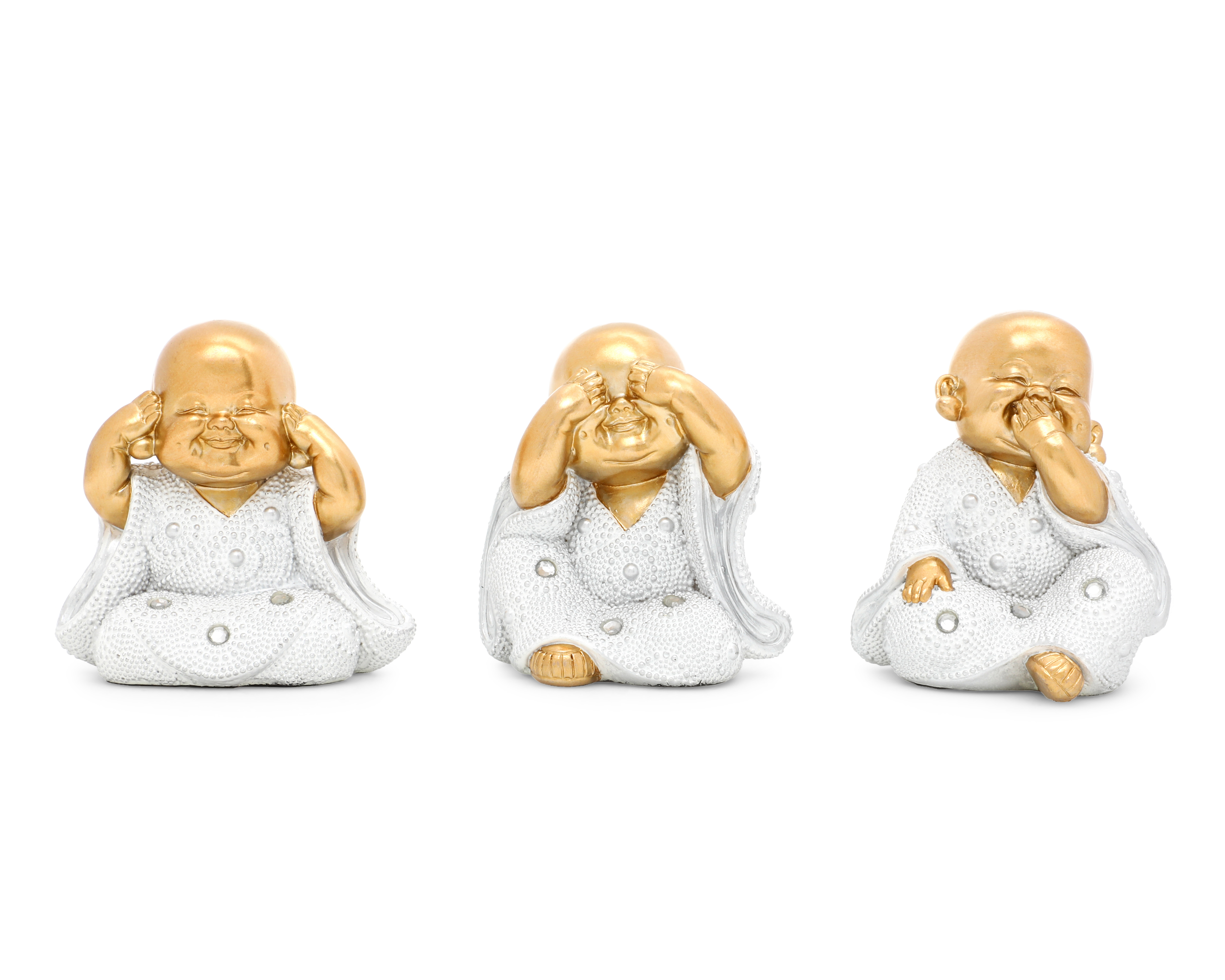 Foto 2 pulgar | Foto 1 | Escultura de Buda Pau 3 Piezas