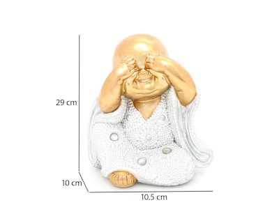 Foto 7 | Foto 7 | Escultura de Buda Pau 3 Piezas