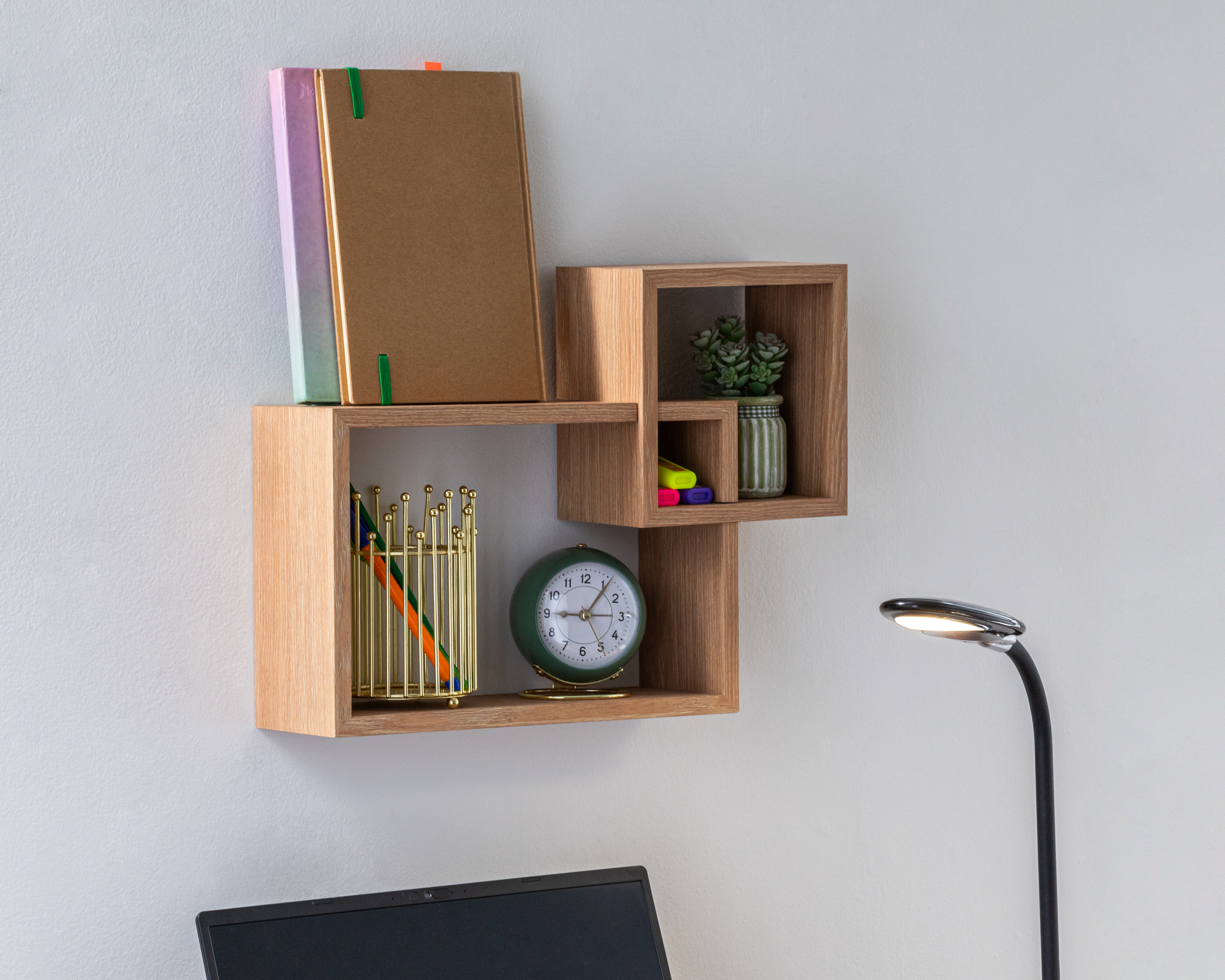 Foto 1 | Foto 1 | Repisa de Madera Starhaus 39 x 10 x 29 cm