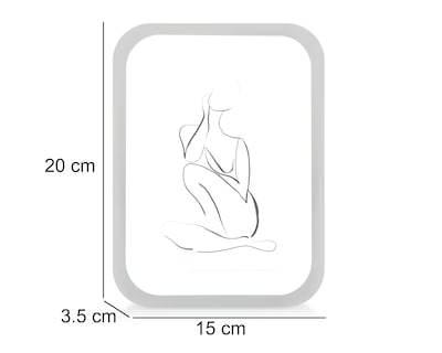 Foto 5 | Foto 5 | Portarretrato de Metal 5 x 6"